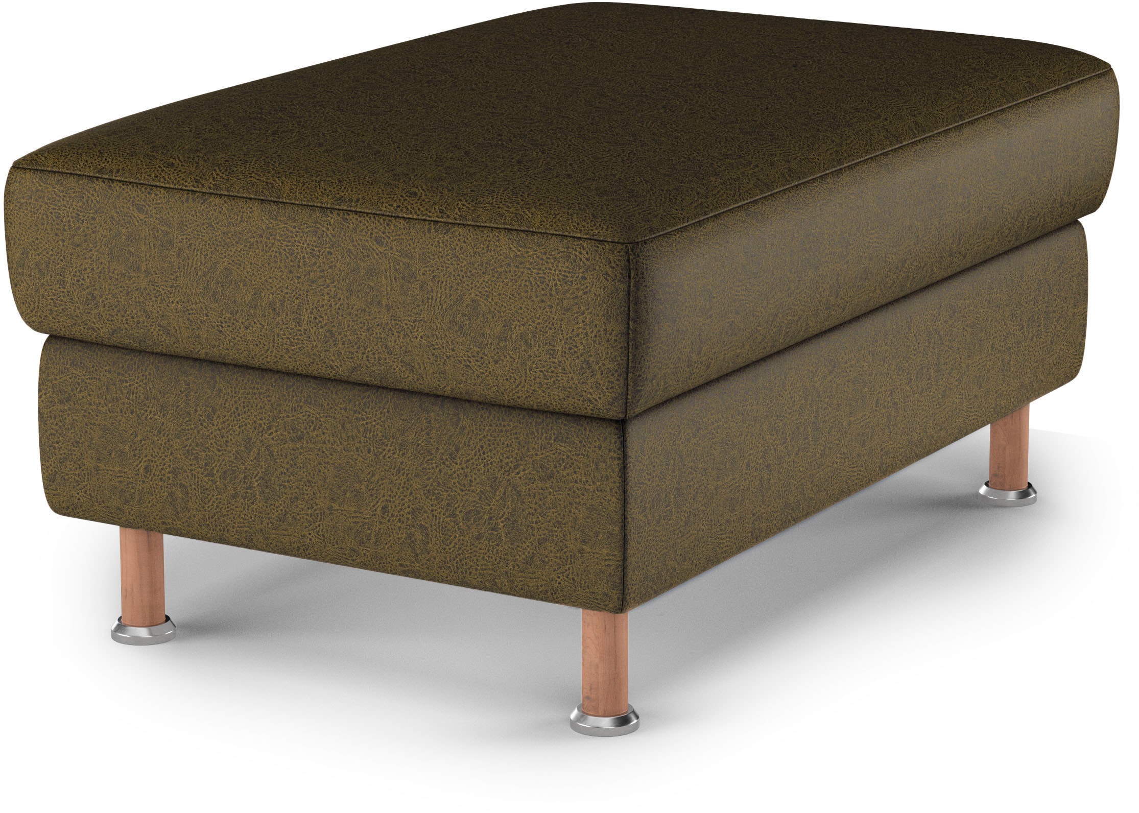 Home affaire Polsterhocker »Calypso«, Holzfuesse mit Metallteller