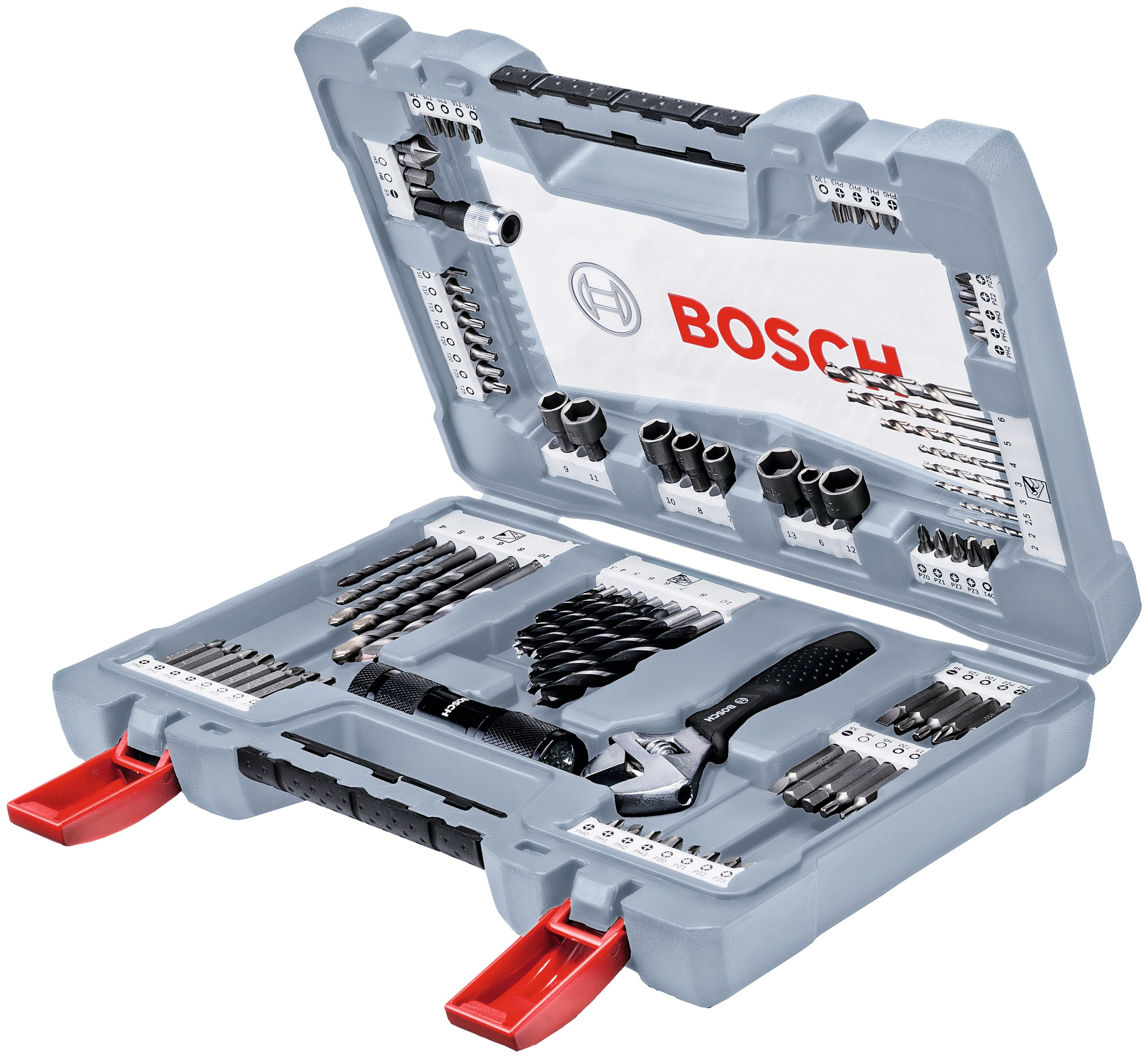 tlg.), Schrauber-Set (91 bei kaufen mit Professional Bohrersatz »Premium Bosch und Bohrer- X-Line«, OTTO Taschenlampe