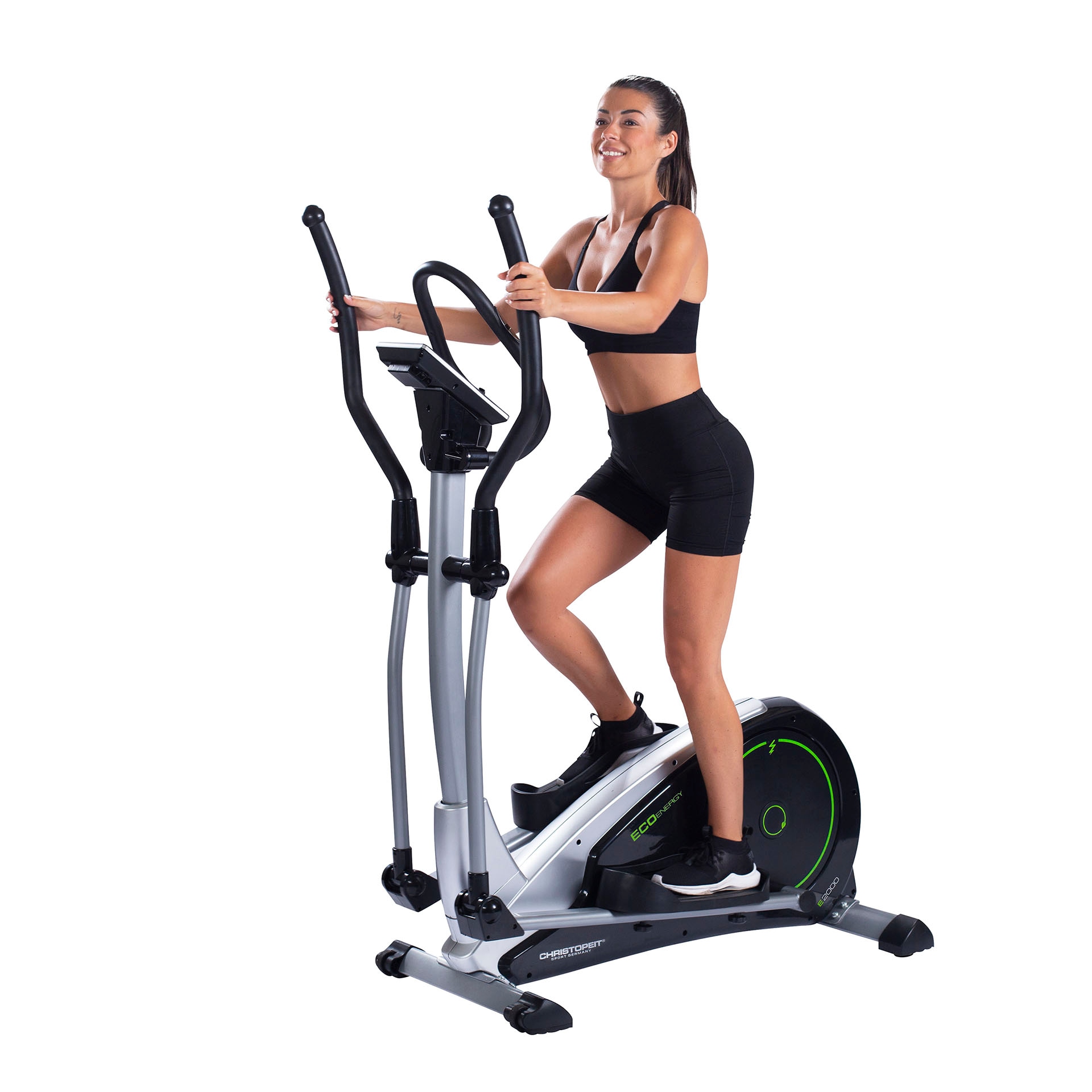Christopeit Sport® Crosstrainer-Ergometer »Eco 2000"« 150 kg max. Benutzergewicht, 24 Widerstandsstufen