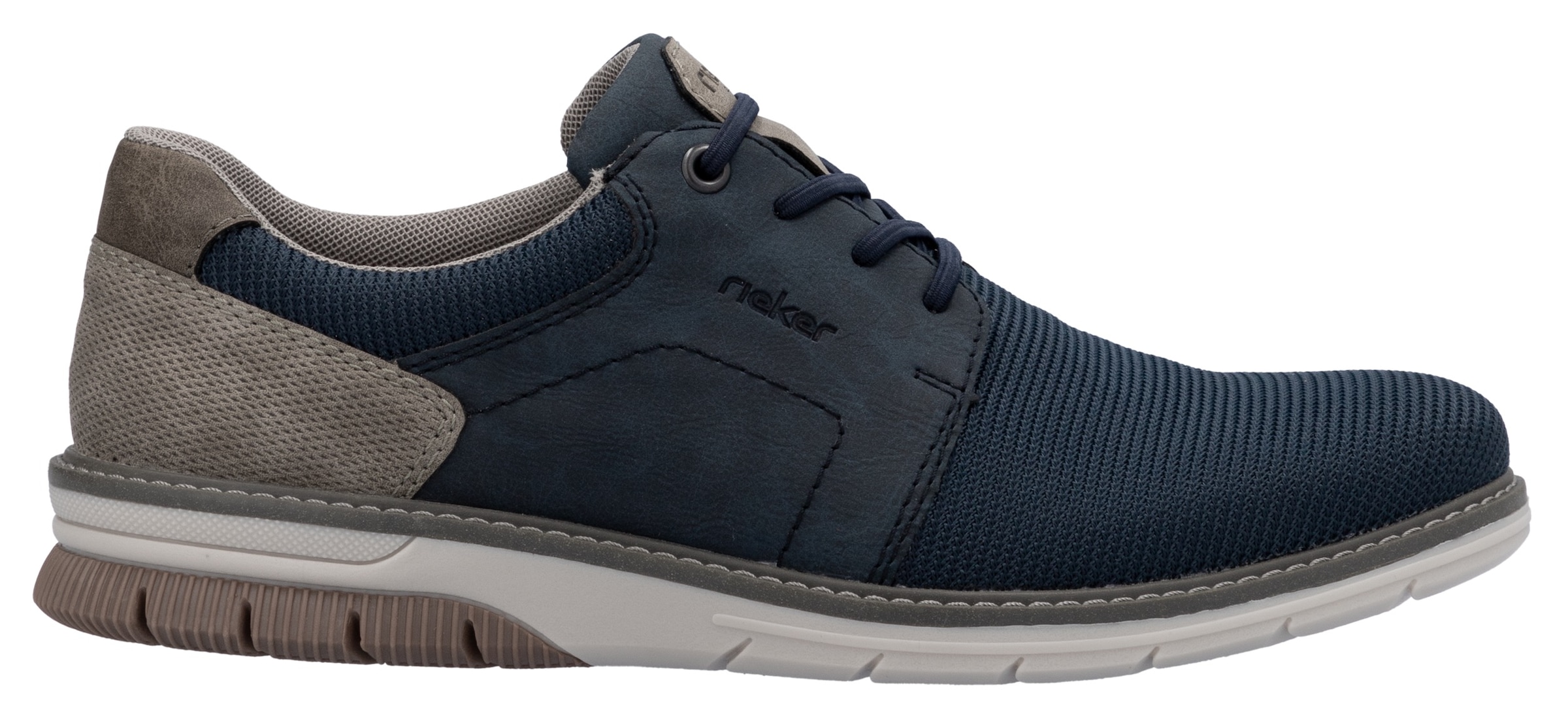 Rieker Slip-On Sneaker, Schlupfschuh, Halbschuh, Sneaker mit Gummizug für leichten Einstieg