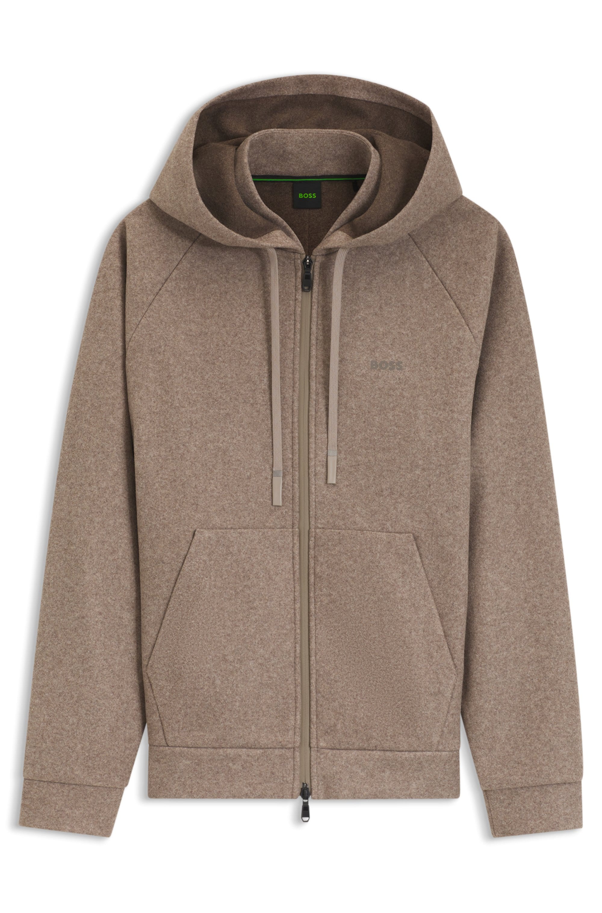 BOSS GREEN Outdoorjacke »SW Transit« mit Kapuze Kapuze mit Kordelzug, Relaxed Fit, 2-Wege-Zipper
