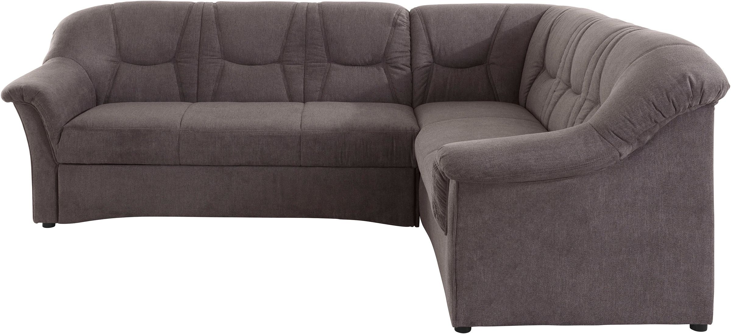 DOMO collection Ecksofa »Sarafina zeitlos und komfortabel, optional mit Federkern, L-Form«, wahlweise mit Bettfunktion