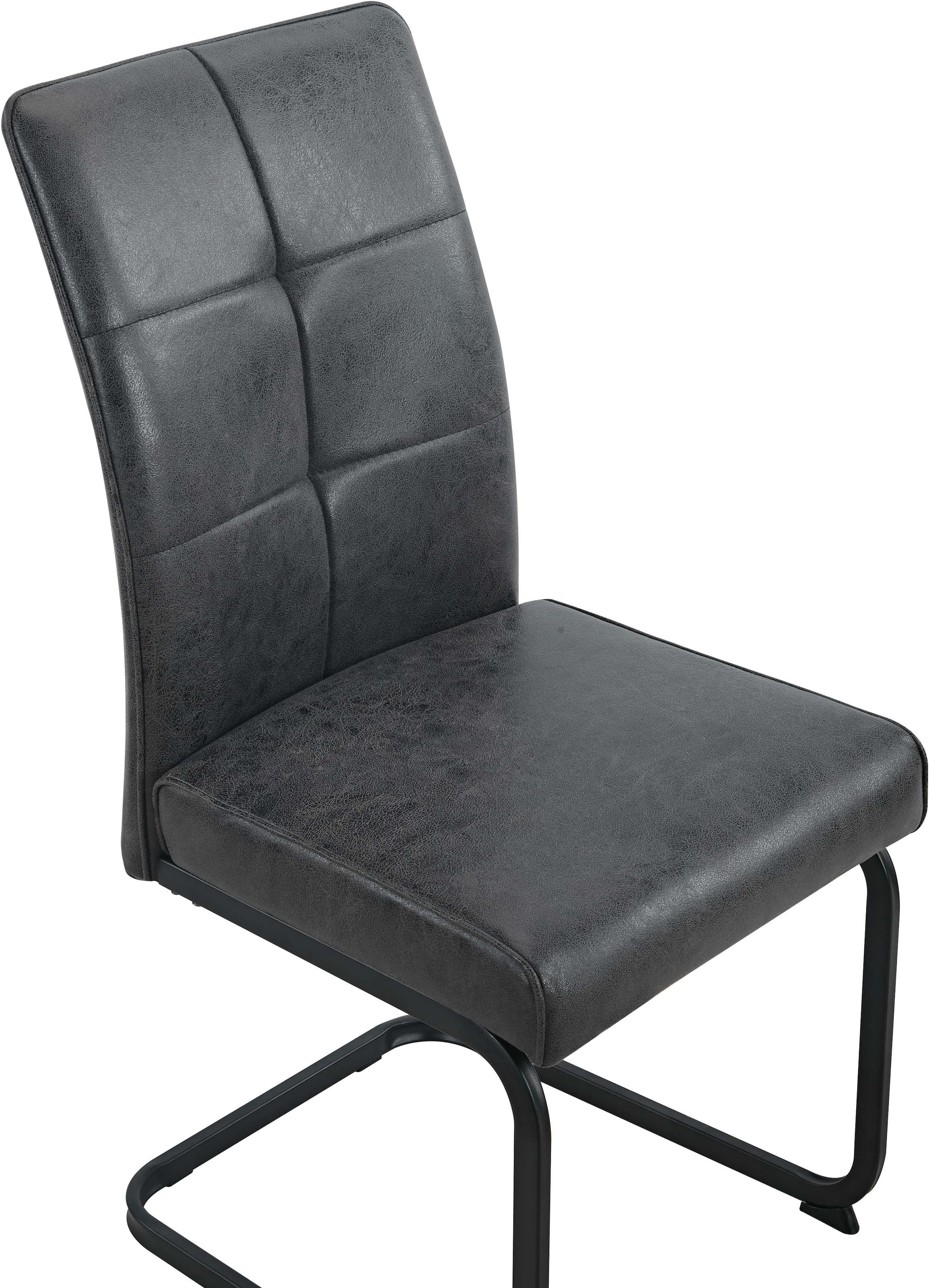 HELA Freischwinger »MALTA« (Set) 1 Stk.verschiedene Bezüge, Gestell Hochkant, Steppnähte