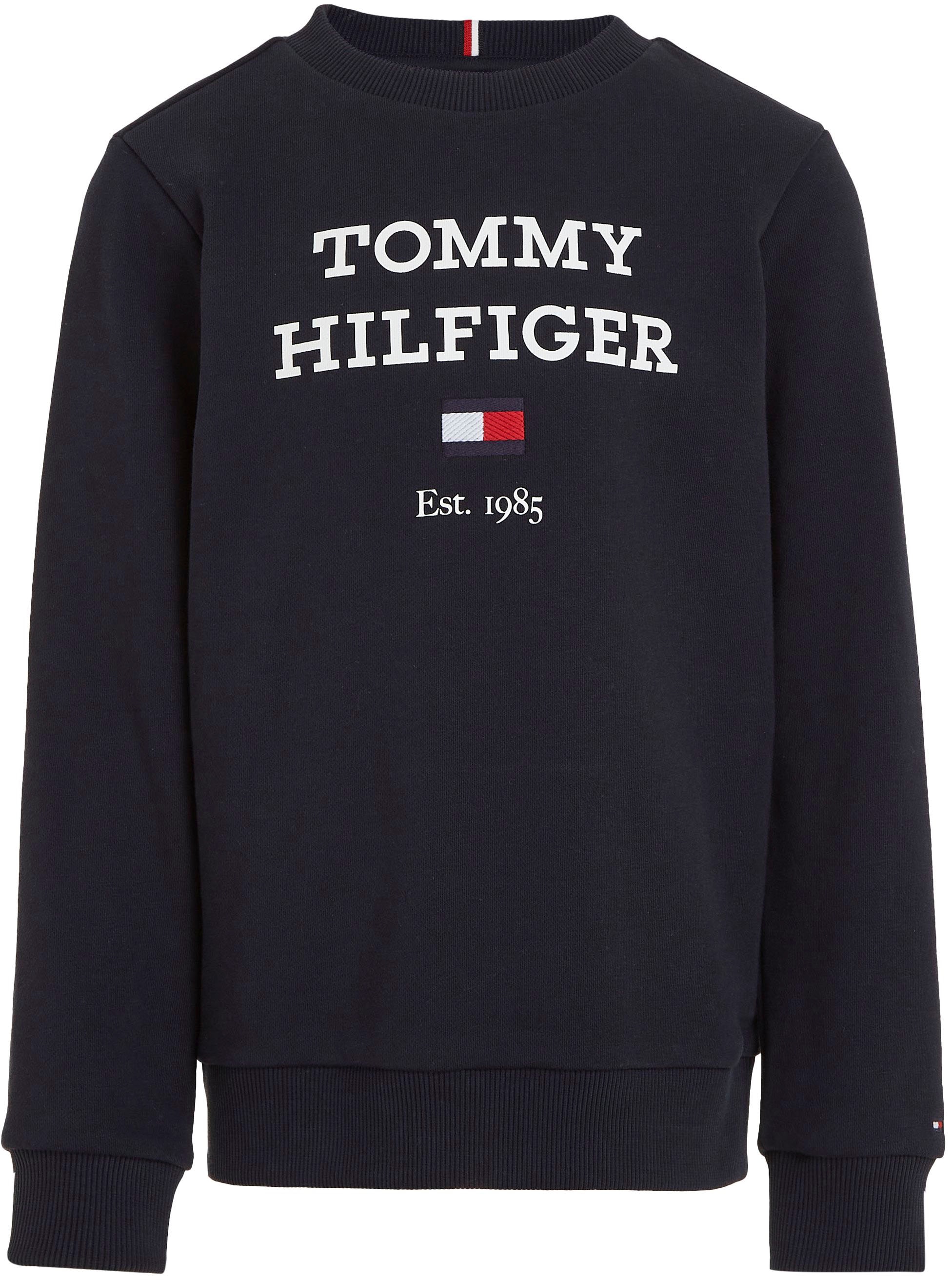 Tommy Hilfiger Sweatshirt »TH LOGO SWEATSHIRT«, mit großem Logo