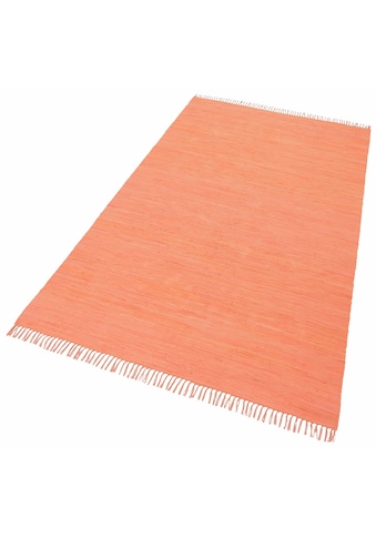 THEKO Teppich »Happy Cotton«, rechteckig, 5 mm Höhe, Handweb Teppich, Flachgewebe,... kaufen