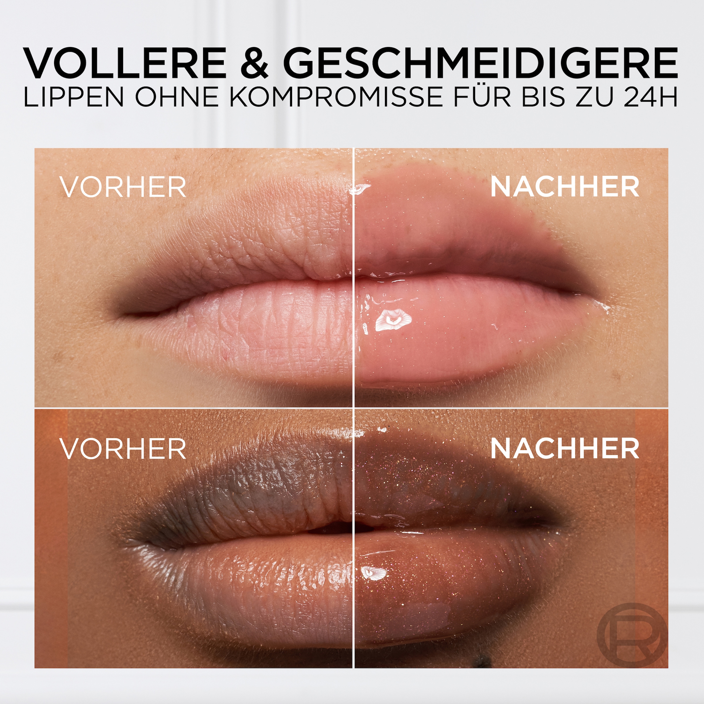 L'ORÉAL PARIS Lipgloss »L'Oréal Paris Plump Ambition Hyaluron Lip Oil«, mit Hyaluron