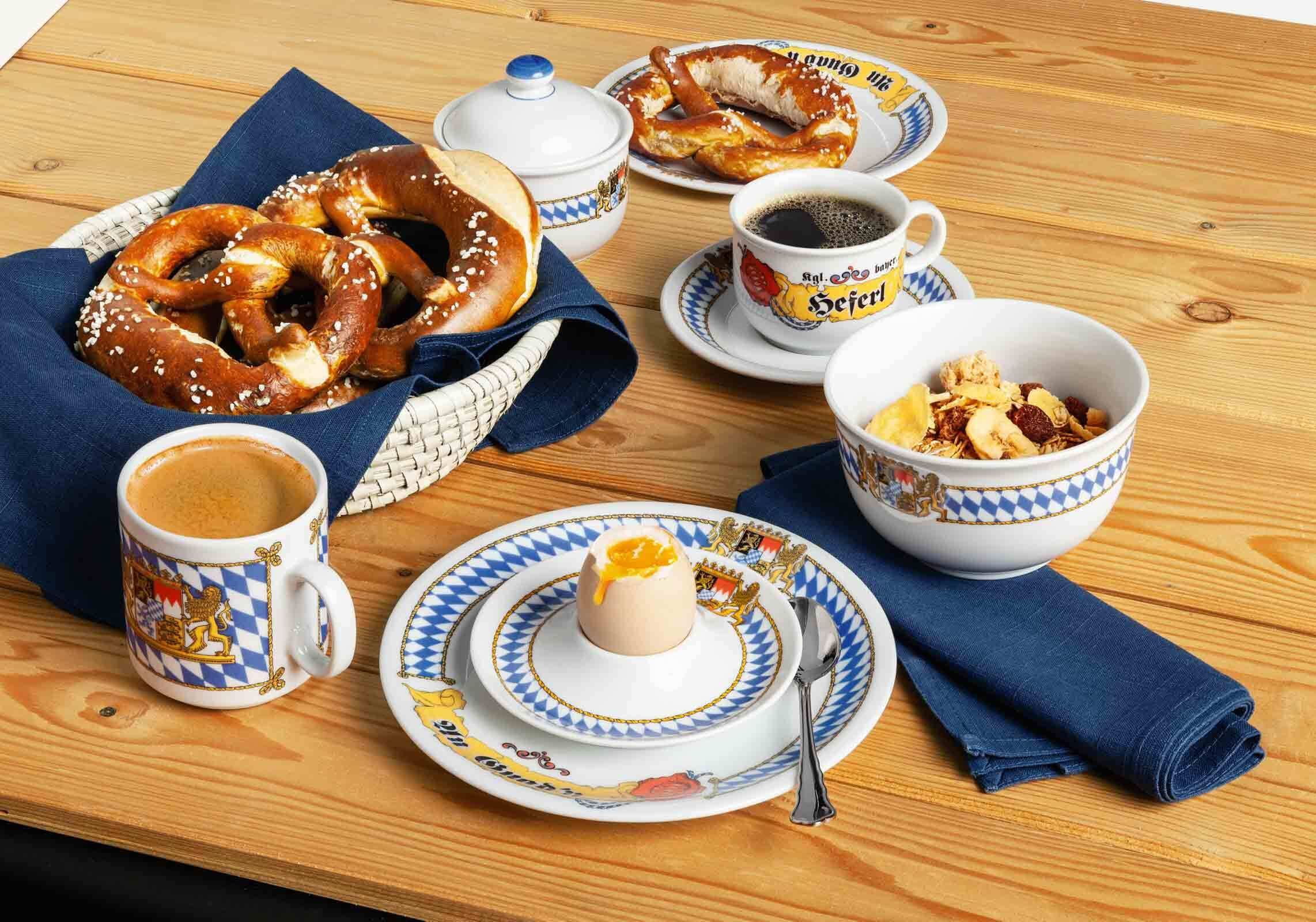 Seltmann Weiden Tasse »Kaffeetassen mit Untertassen Compact Bayern 210 ml 6er Set bunt«