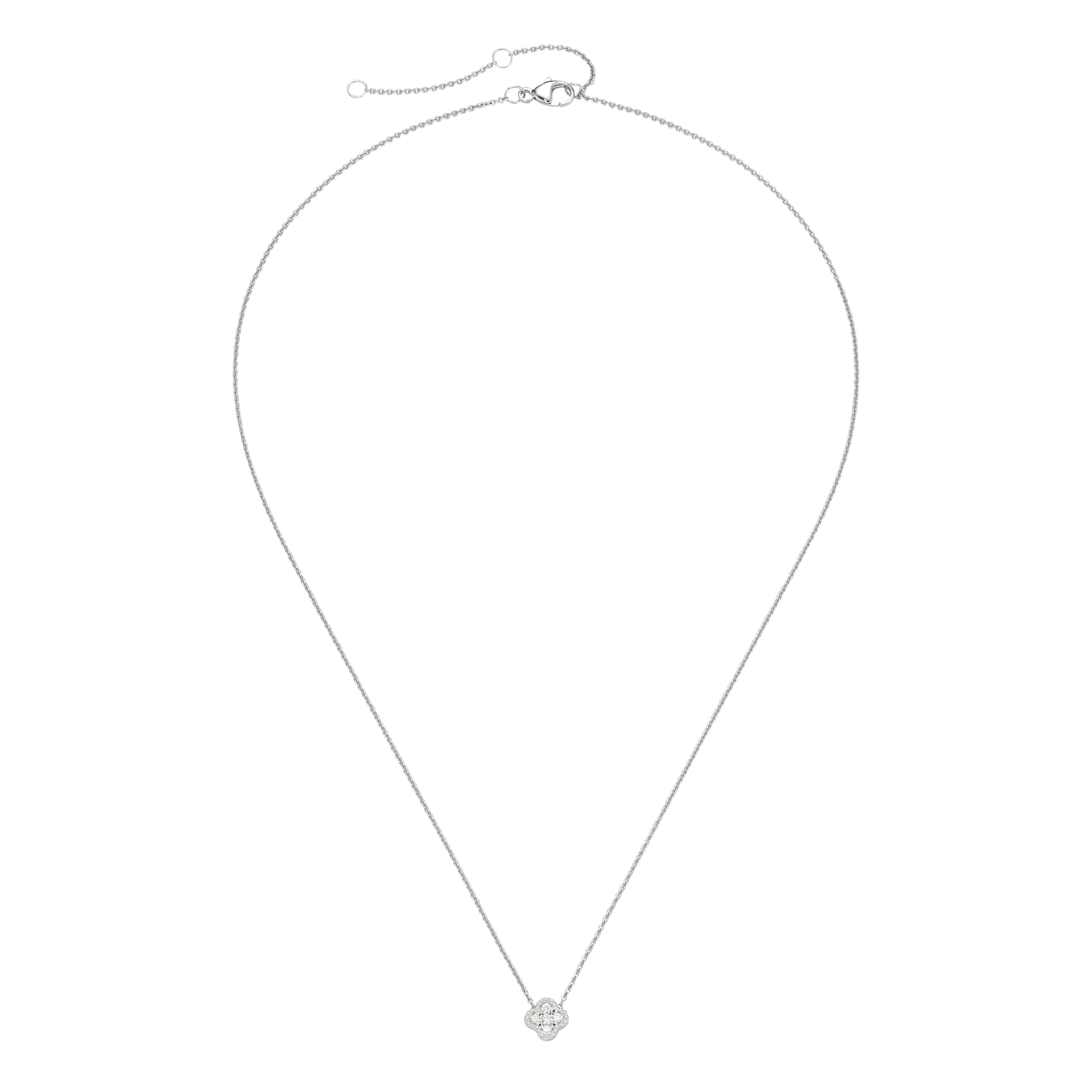 Luigi Merano Collier »Collier Mittelteil Blüte, mit funkelnden Brillanten, Gold 585«