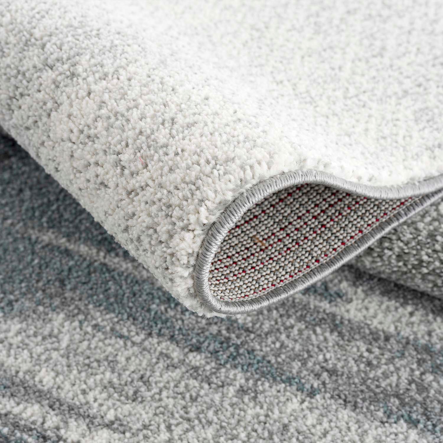 Carpet City Teppich »Savanna 9368« rechteckig 11 mm Höhe Flachflor, mit Segelboot Motiv, Grau