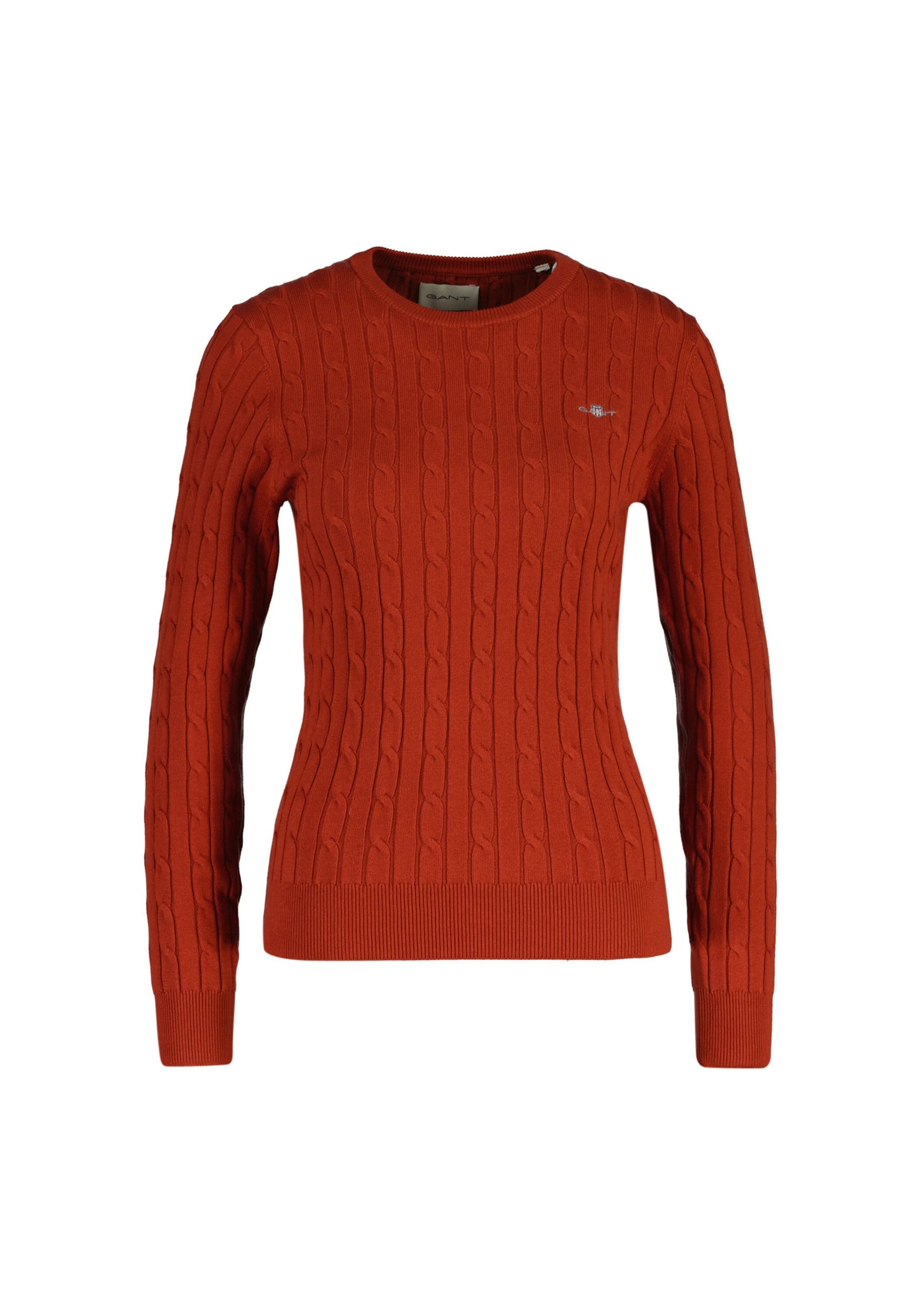 Gant Sweater »Strickpullover STRETCH COTTON CABLE C-NECK«
