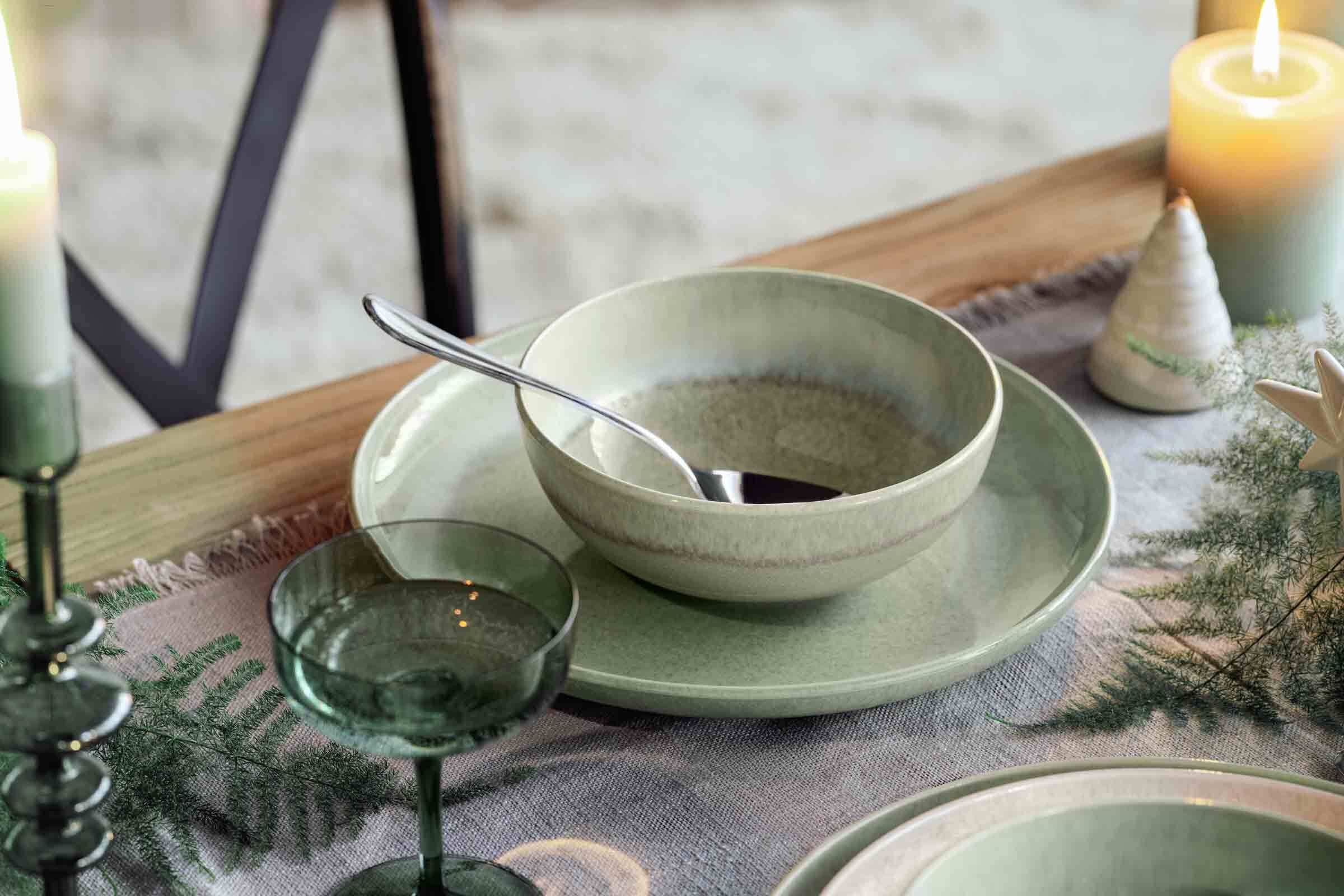 like. by Villeroy & Boch Schale »Schüsseln Perlemor Alga 590 ml 4er Set grün« 4 tlg.