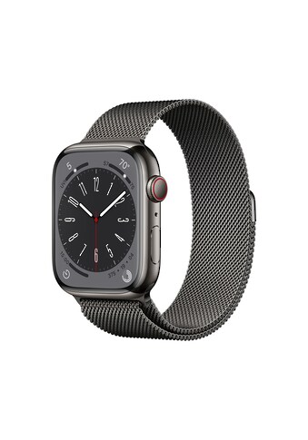 Apple Smartwatch »Series 8, GPS + Cellular, Edelstahl-Gehäuse,45 mm mit... kaufen