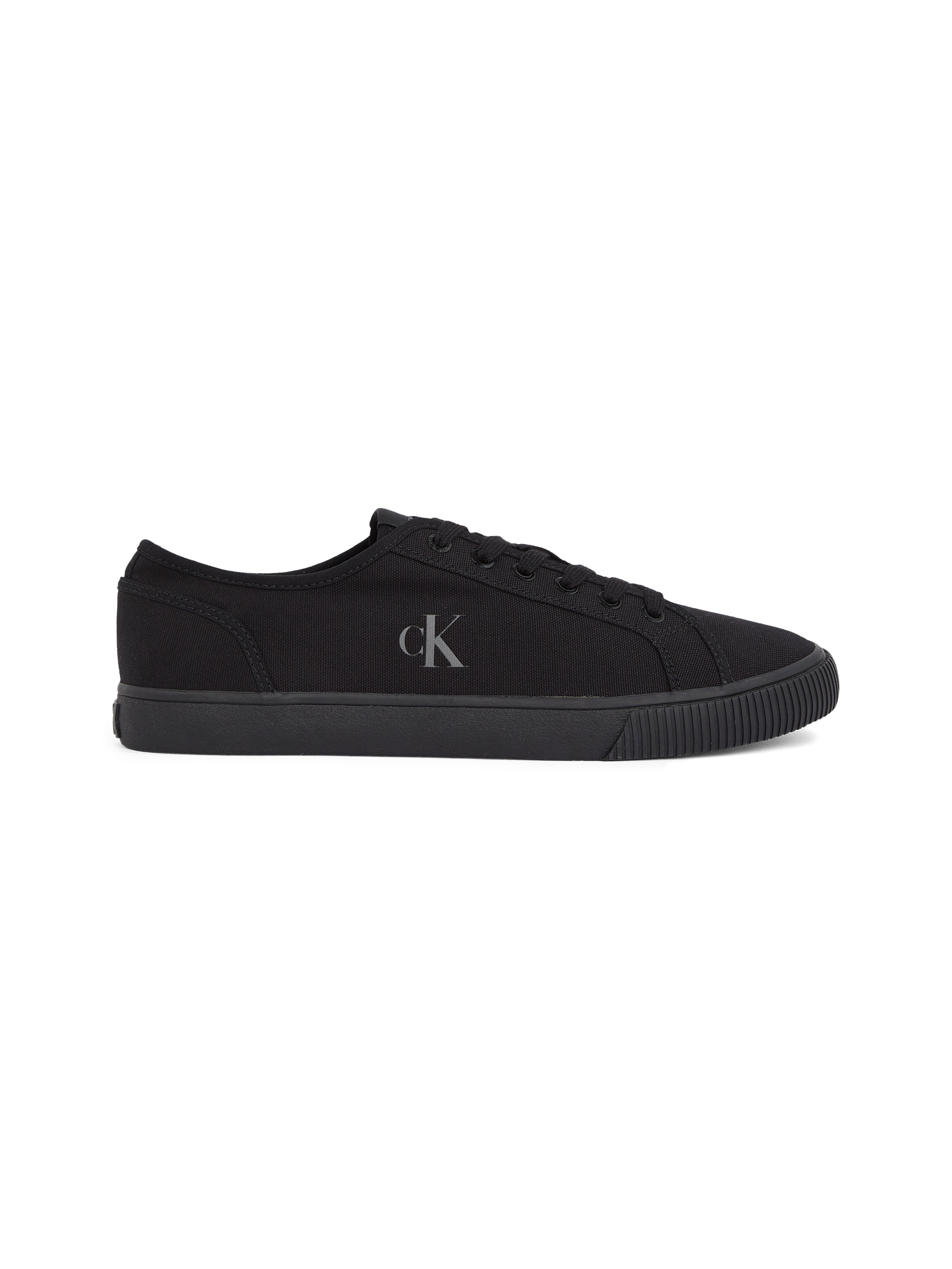 Calvin Klein Jeans Sneaker »ESS VULC LOW MG CANVAS«, Schnürschuh, Halbschuh, Freizeitschuh in klassischer Optik