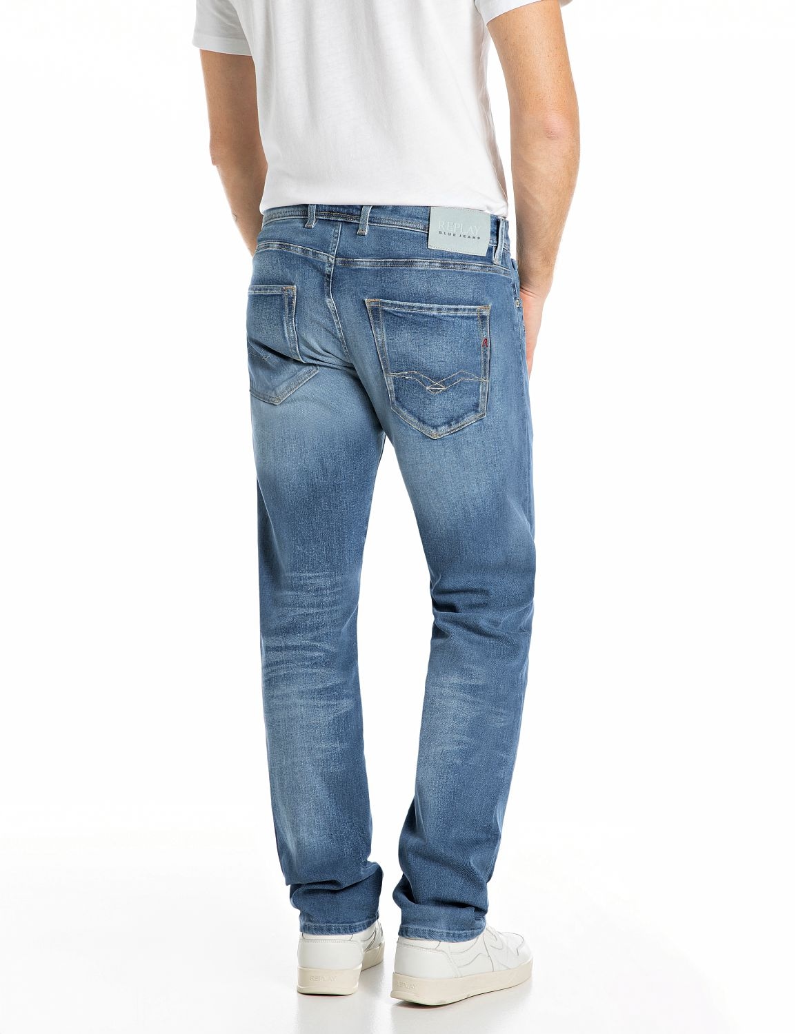 Replay Straight-Jeans »GROVER«, in vielen verschiedenen Waschungen, mit Stretch