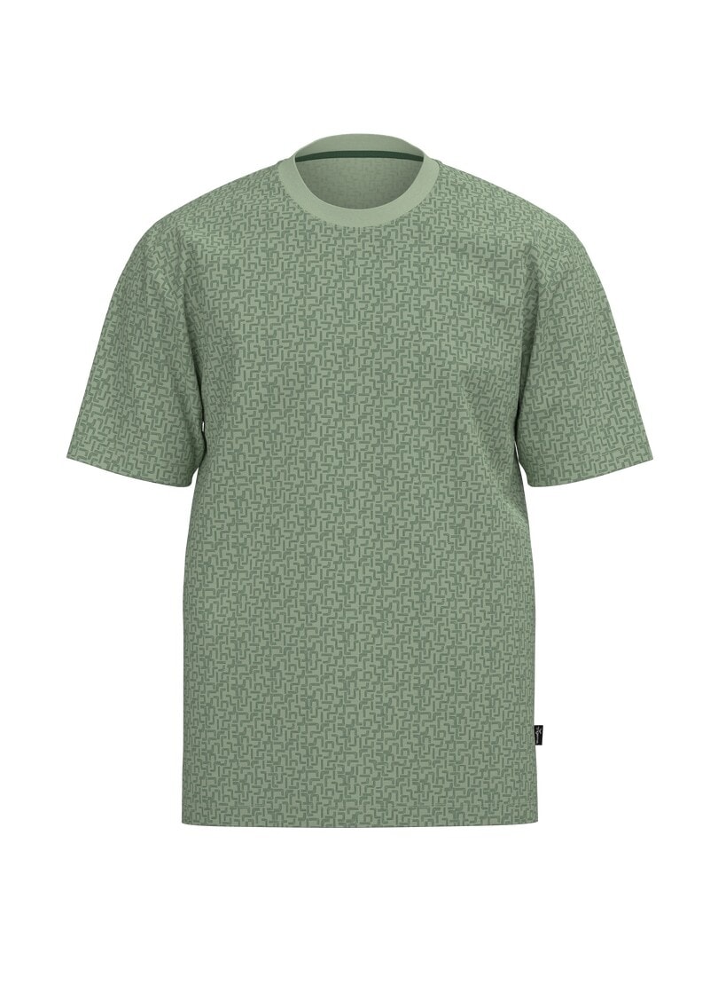 Trigema T-Shirt »TRIGEMA T Shirt mit Allover Tetris Muster« 1
