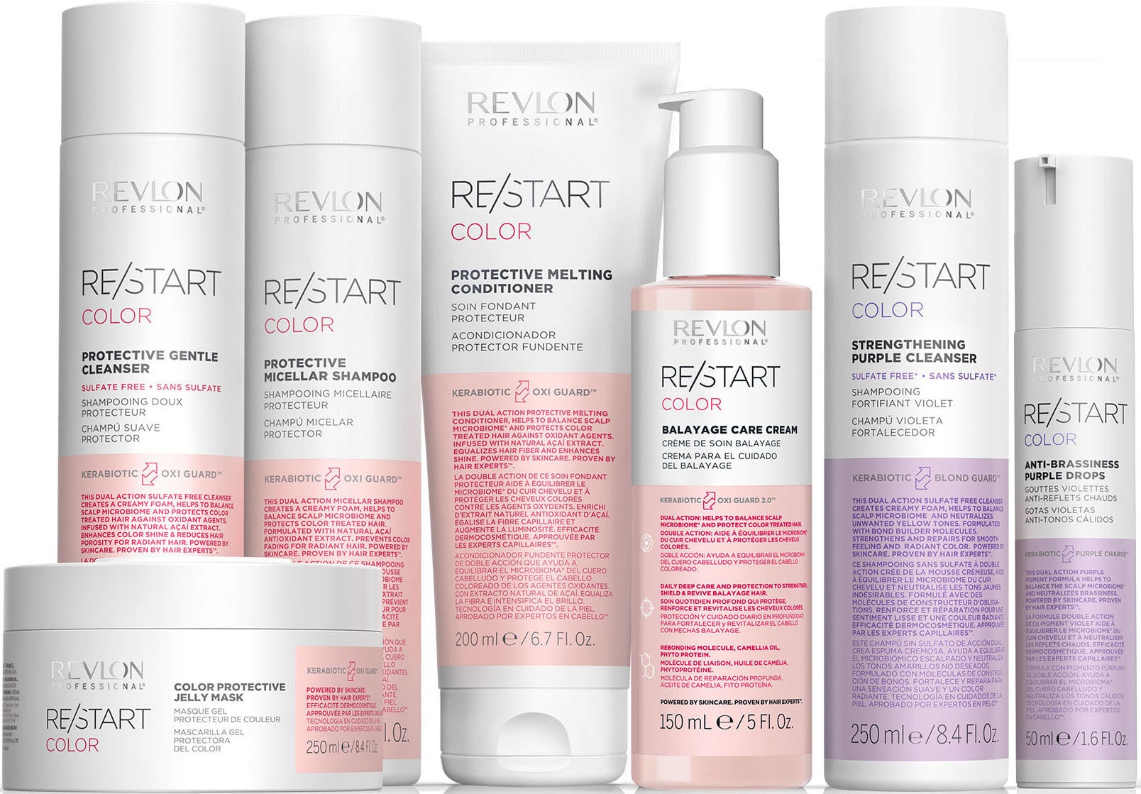 REVLON PROFESSIONAL Haarspülung »Re/Start COLOR Protective Melting Conditioner 750 ml« Strahlendes und glänzendes Aussehen für coloriertes Haar.