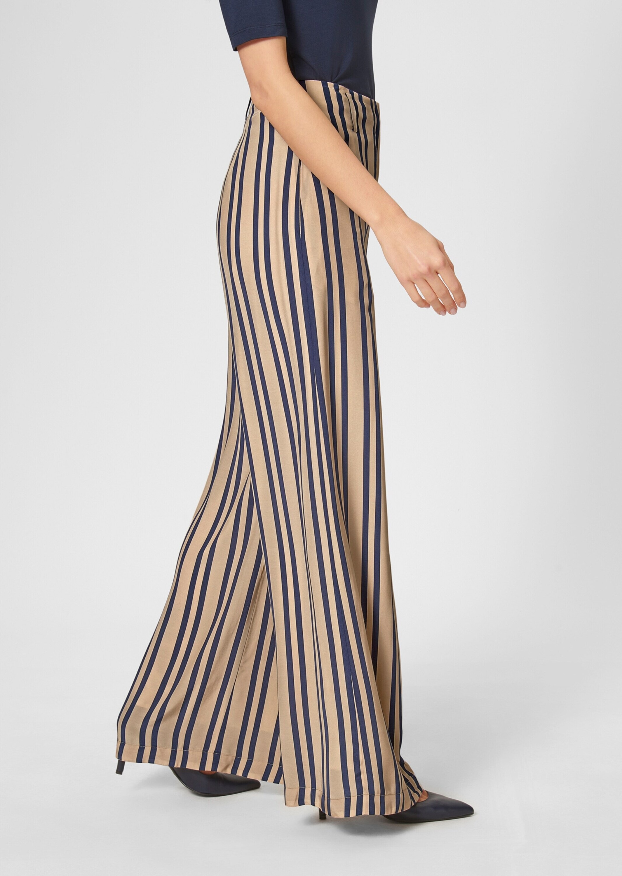 MADELEINE Palazzohose »Hose Weite Streifenhose«