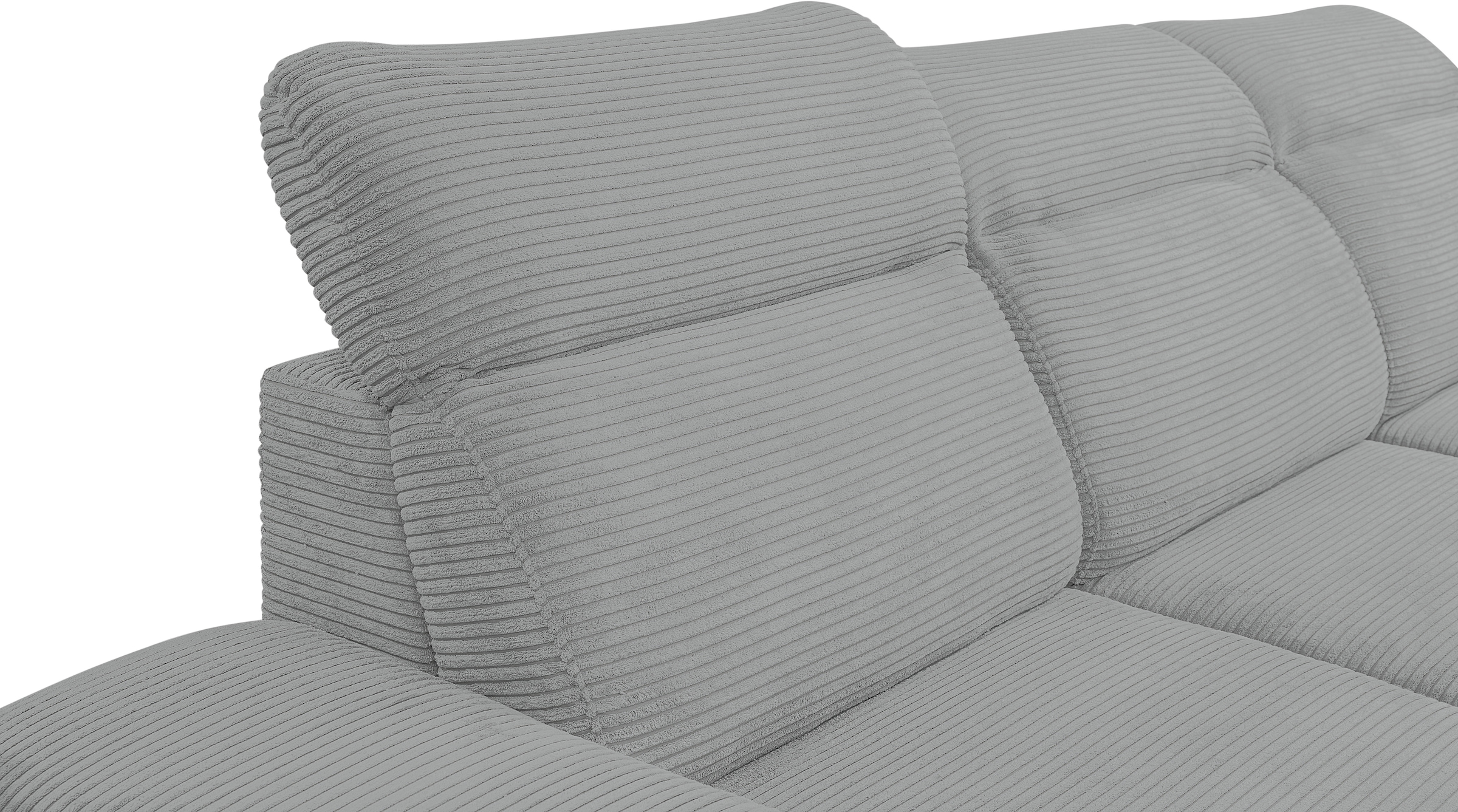 WERK2 Ecksofa »Memo Alicante« Schlafsofa mit Bettkasten & verstellbaren Kopfstützen.