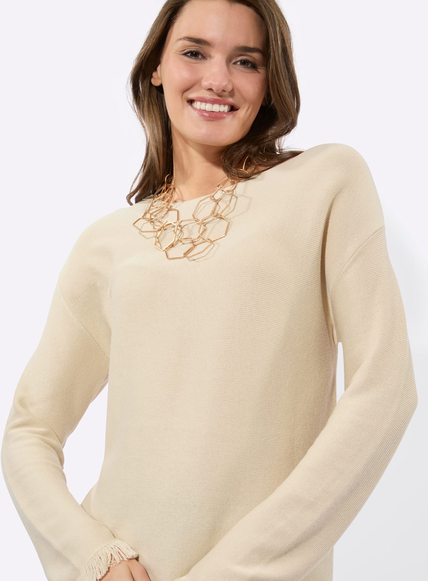 Inspirationen Strickpullover »Langarm-Pullover«