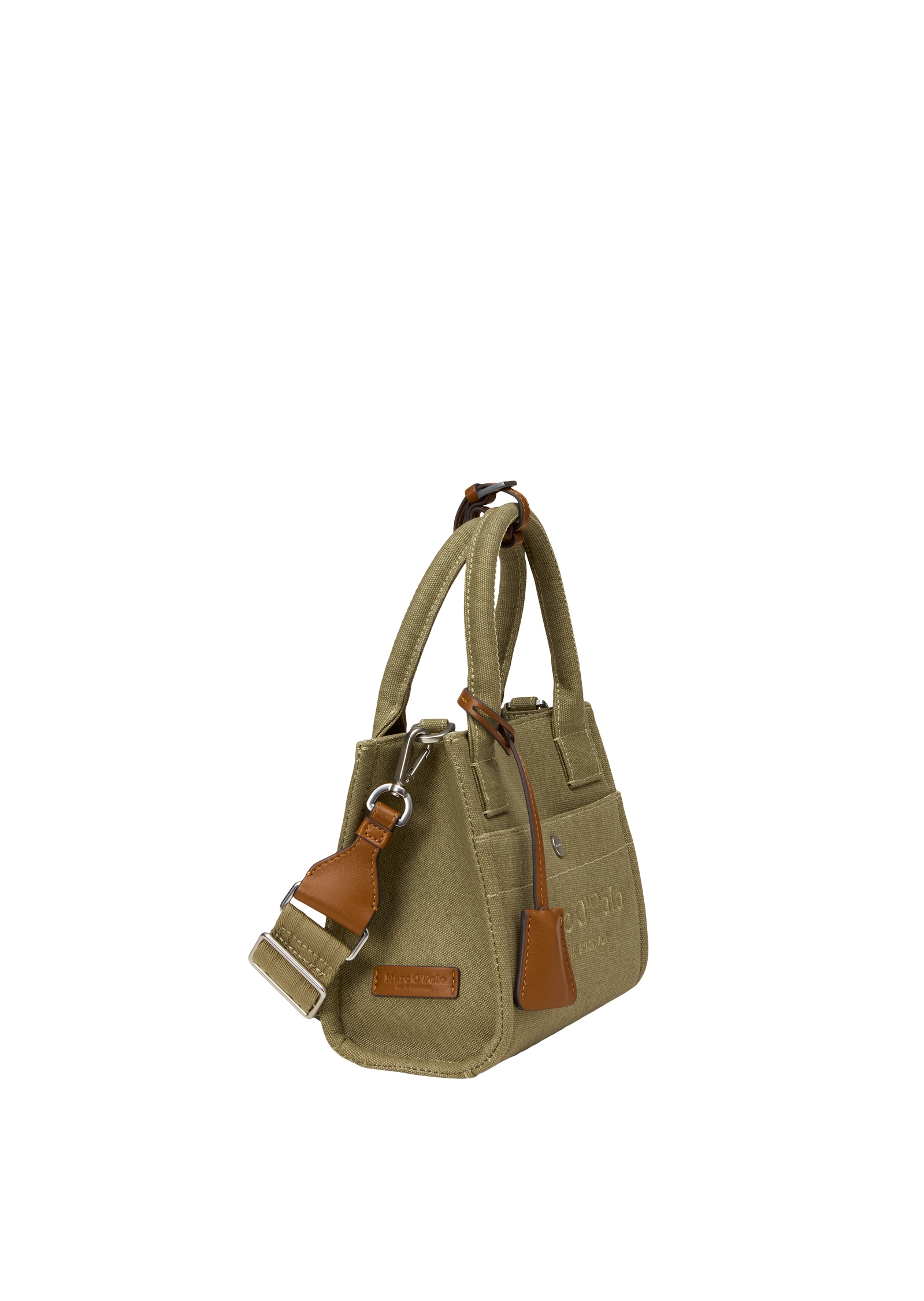Marc O'Polo Accessories Henkeltasche »Mira« Handtasche, Umhängetasche mit Lederanhänger und Magnetverschluss