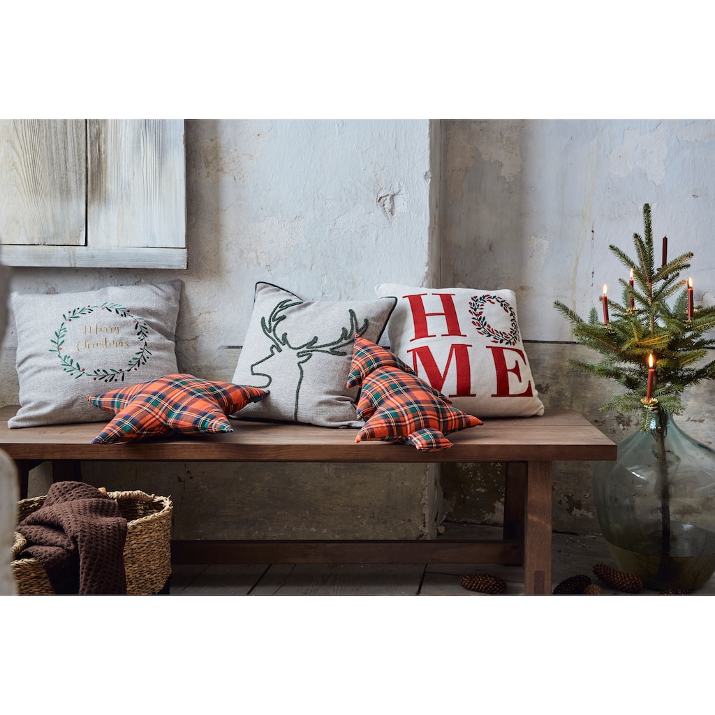 TOM TAILOR HOME Dekokissen »Xmas Deer«