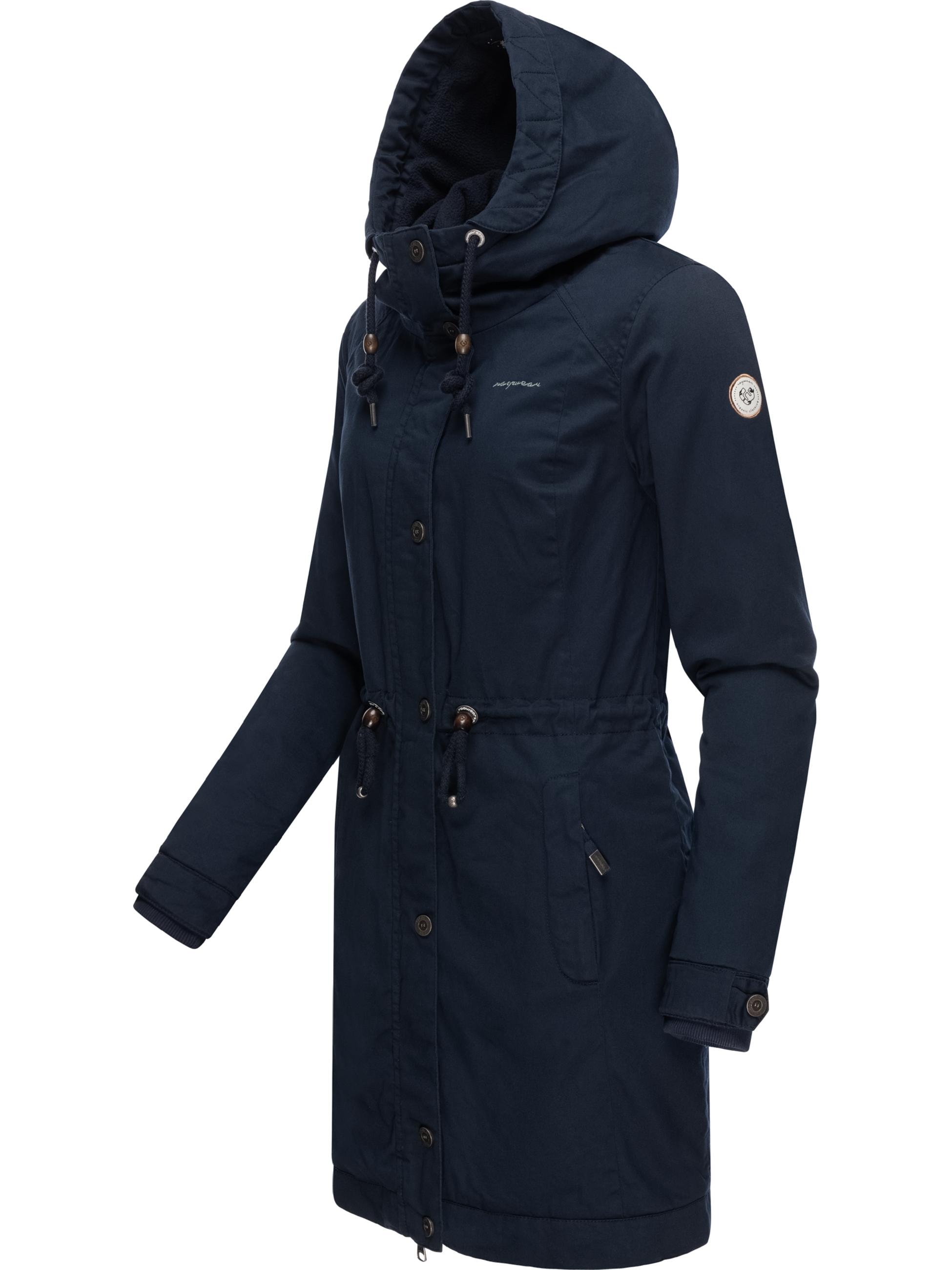 Ragwear Winterjacke »Winterjacke Aurorie Crystal Organic«, mit Kapuze, Nachhaltiger Winterparka mit stylischen Details
