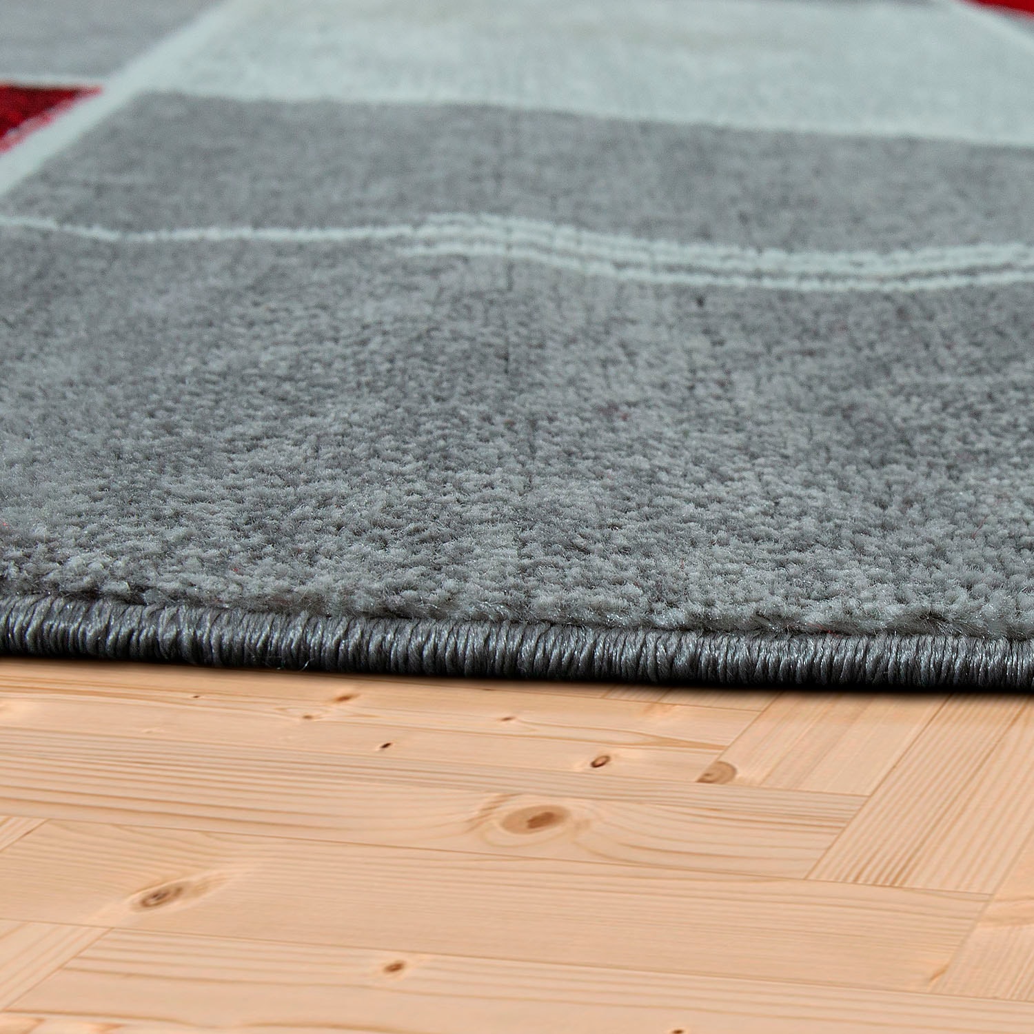 Paco Home Teppich »Sinai 057«, rechteckig, 13 mm Höhe, Kurzflor, Karo Muster mit Marmor Optik, ideal im Flur & Schlafzimmer