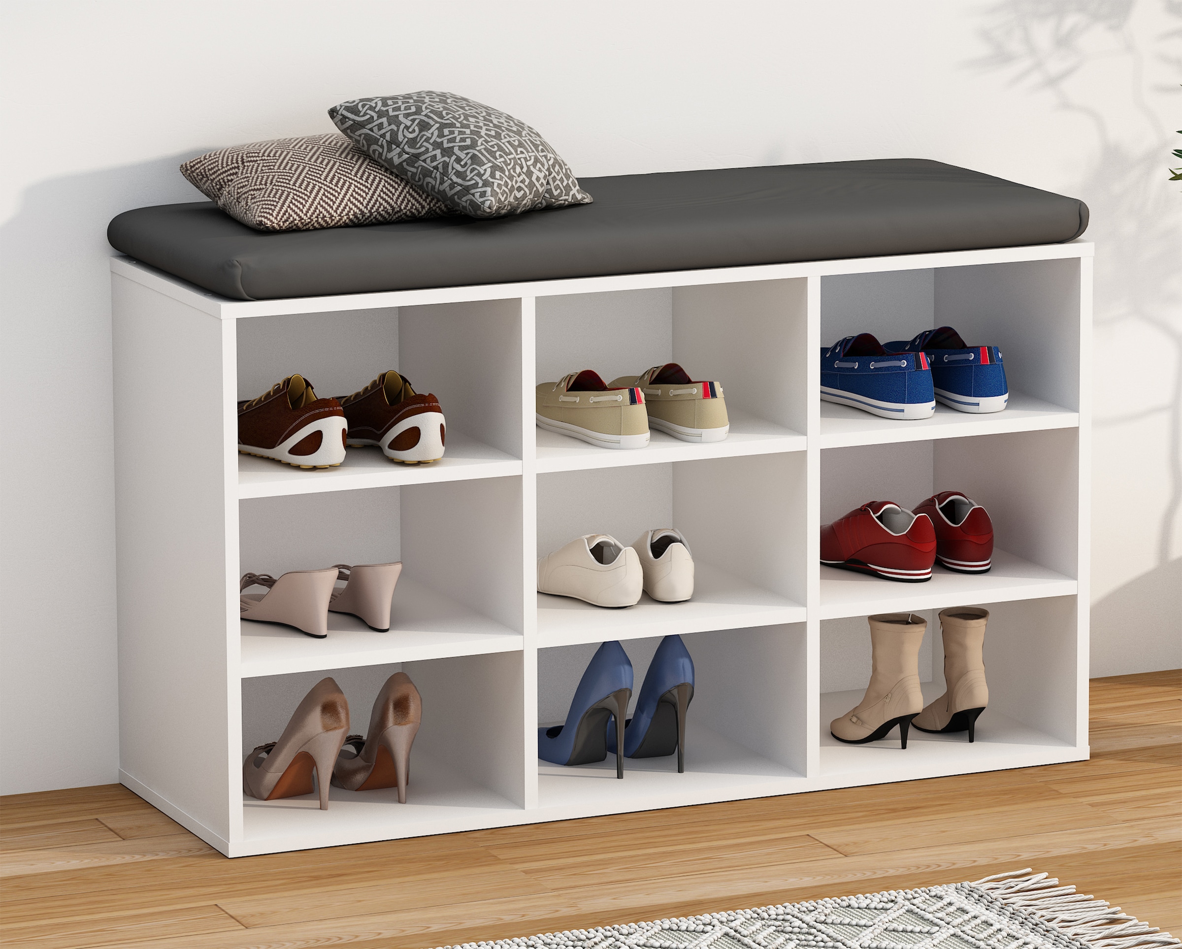 VCM Schuhregal »Holz Regal Schuhschrank Schuhregal Hinsol XS«