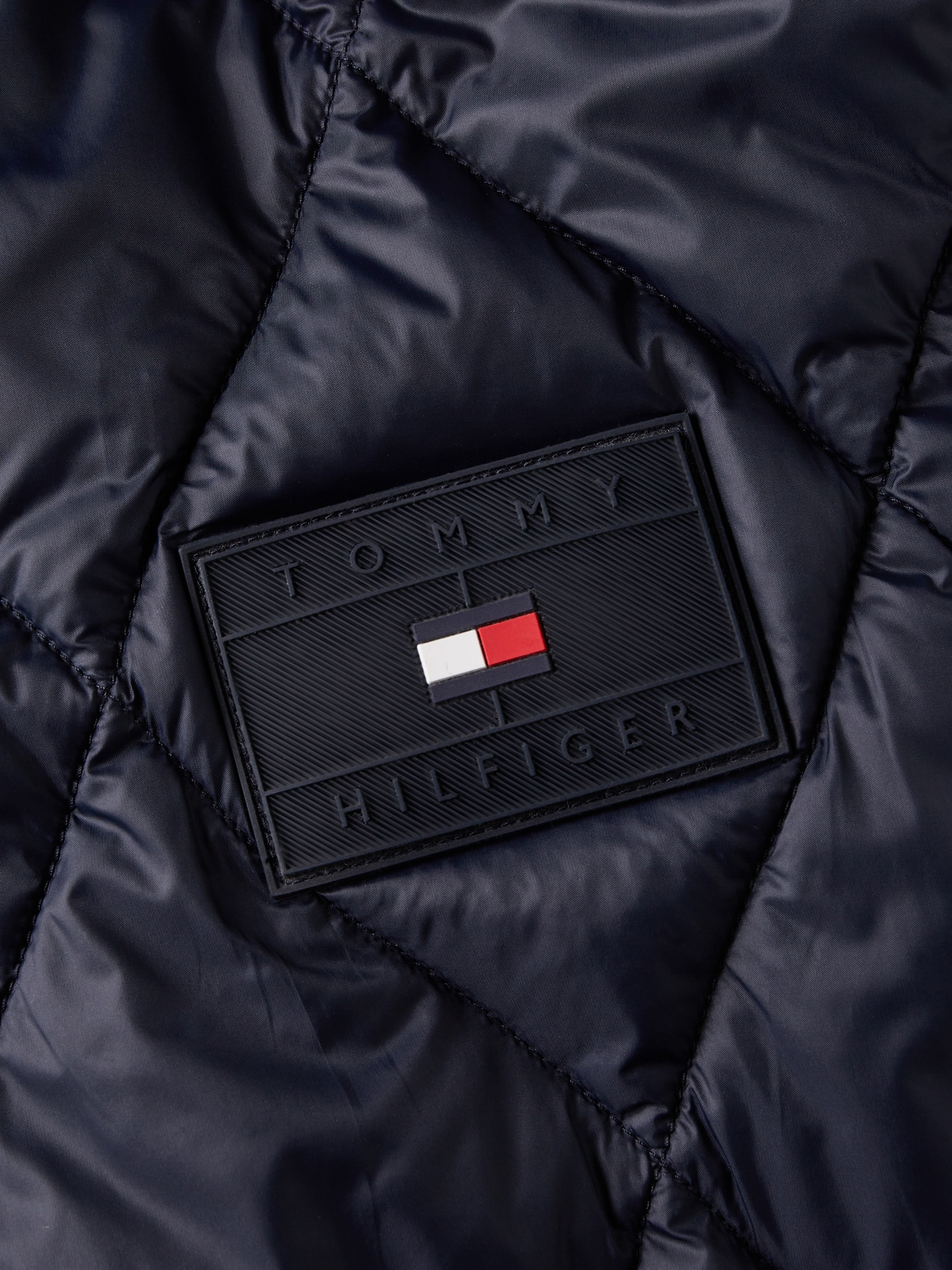 Tommy Hilfiger Steppjacke »MIX QUILT RECYCLED«, mit Kapuze