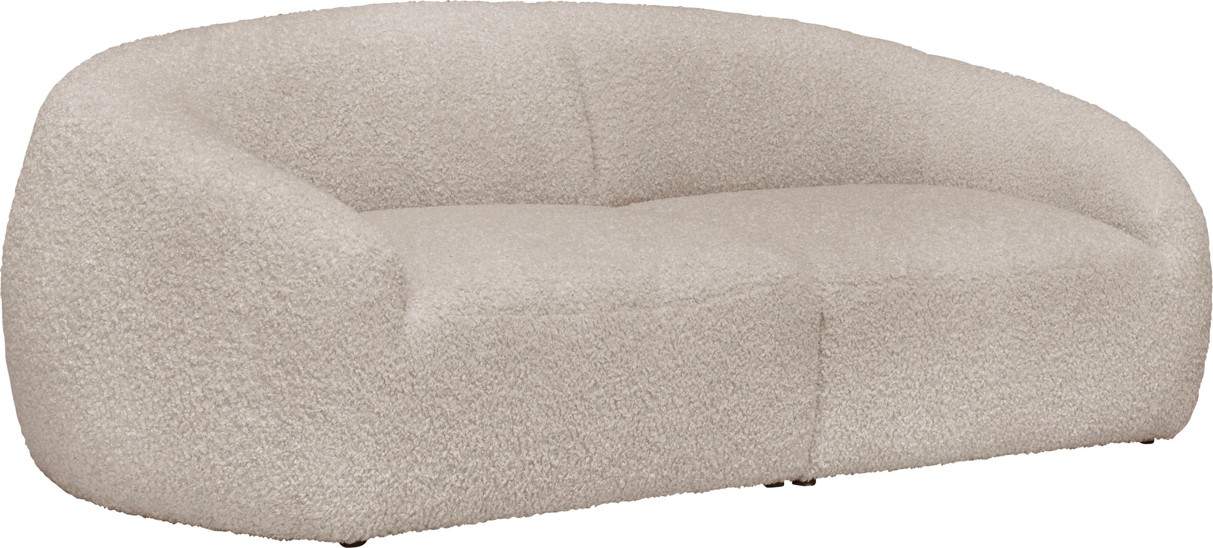 LeGer Home by Lena Gercke Big-Sofa »YANI Designersofa, organische Form, Maße B/T/H: 240/64/81 cm«, mit Wellenunterfederung, auch in Bouclé, passend zur Serie