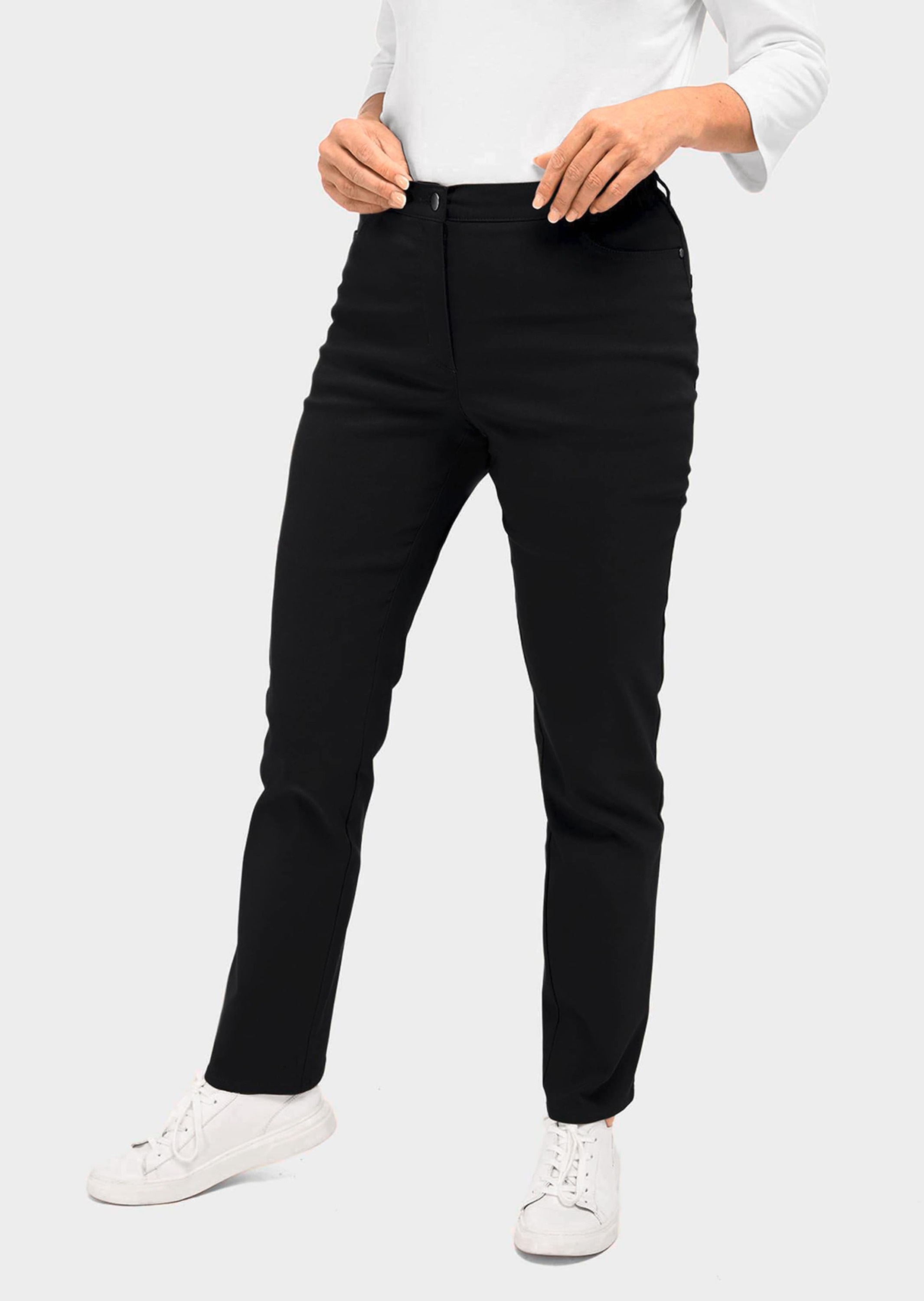 GOLDNER Stoffhose »Kurzgröße Perfekte Super-Stretch-Hose CARLA«