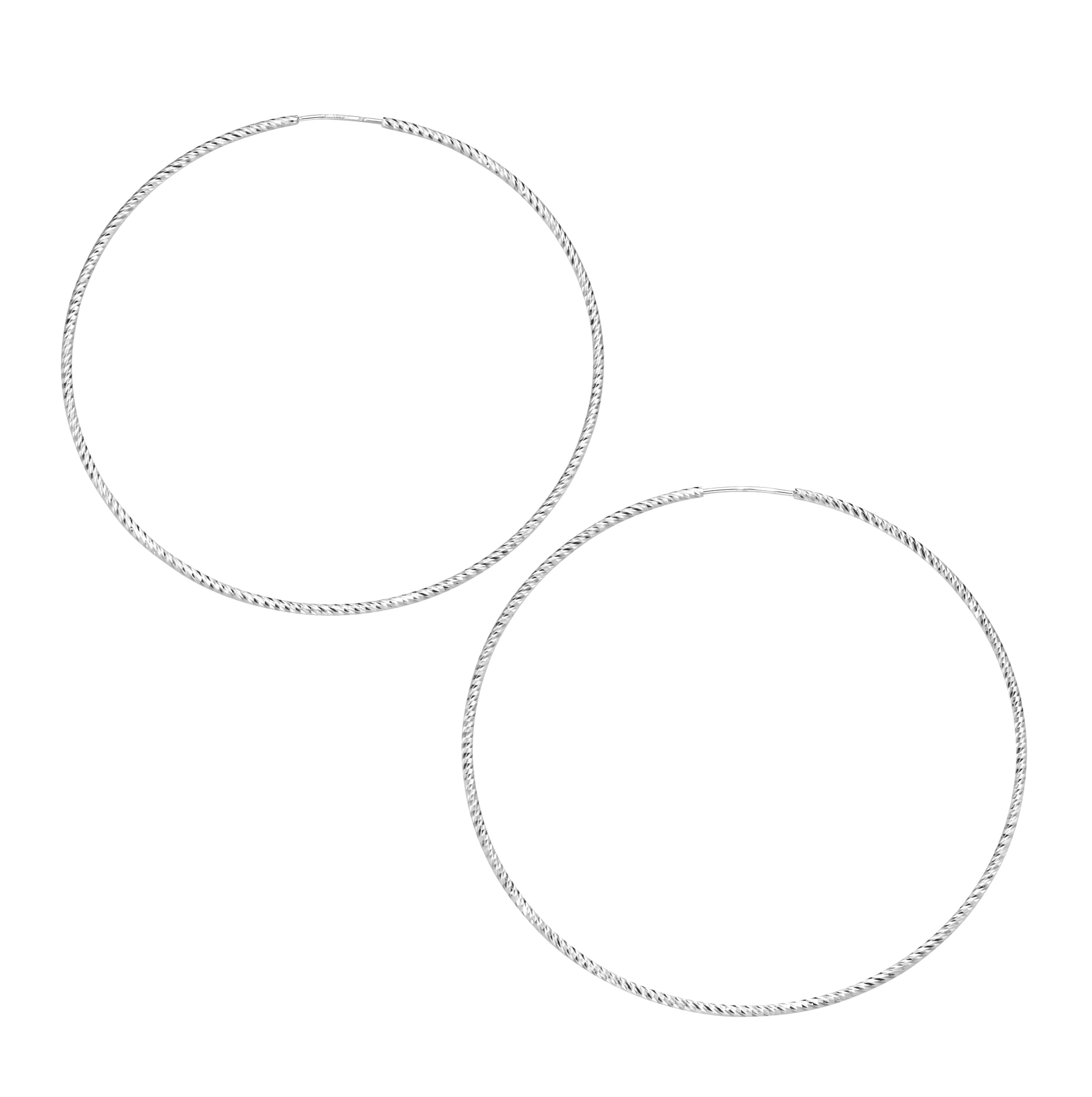 GIORGIO MARTELLO MILANO Paar Creolen »Creolen diamantiert, Silber 925/-«