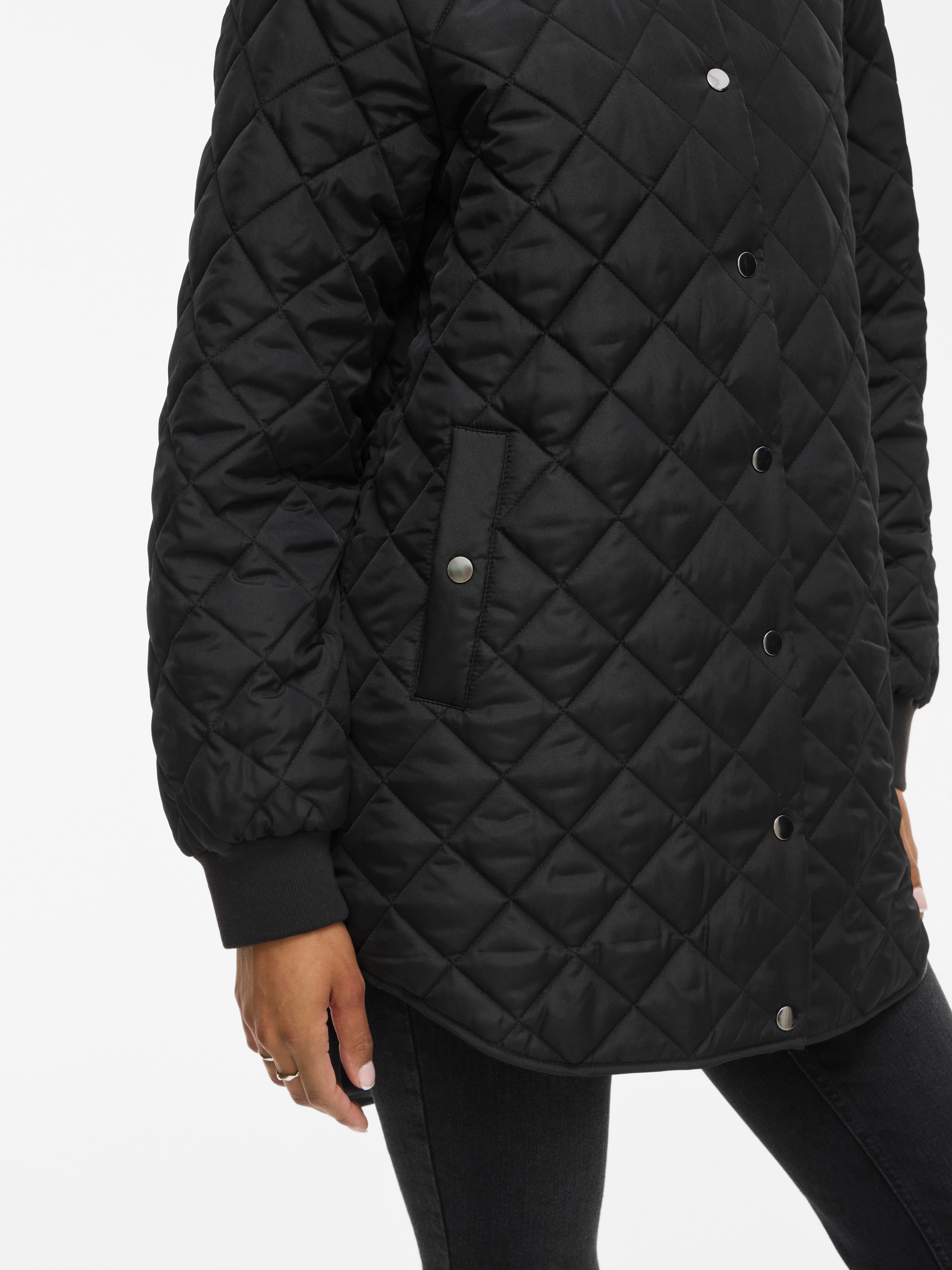 Vila Steppjacke »VITATE L/S HOODED JACKET - NOOS«, mit Kapuze