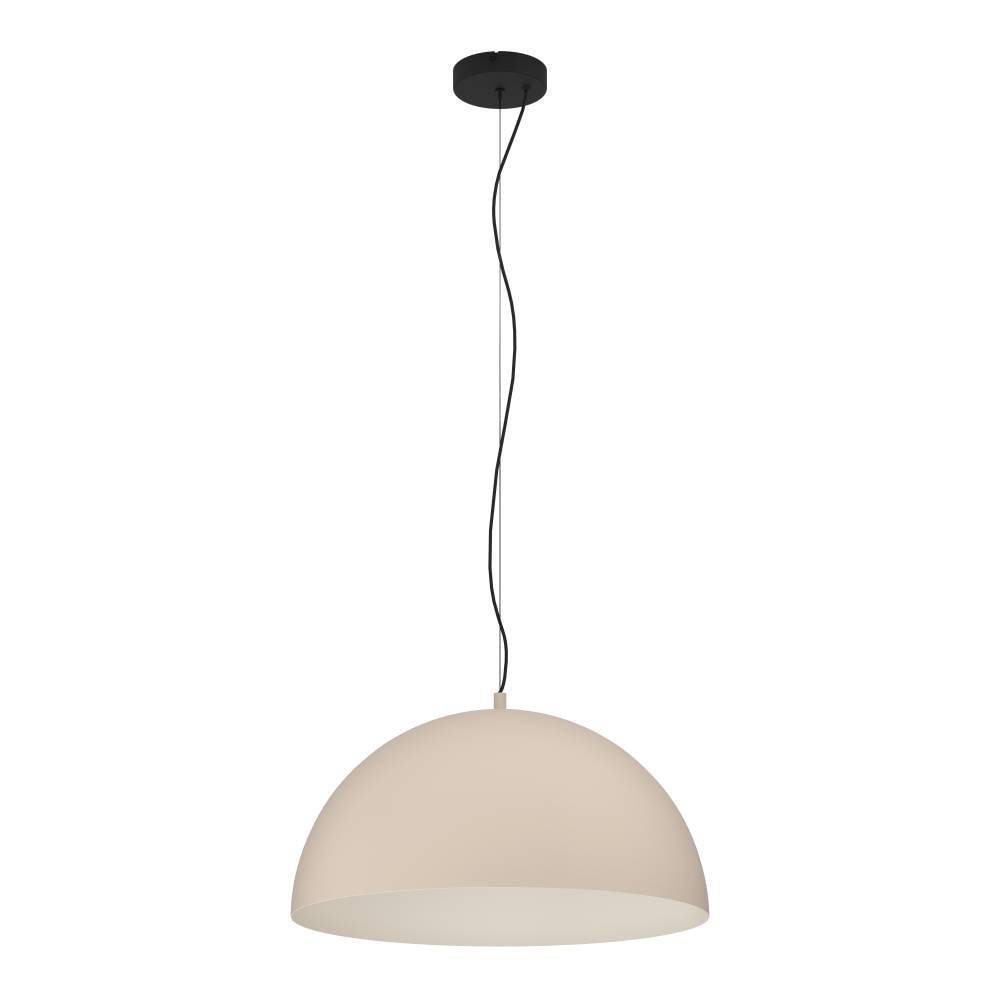 EGLO Hängeleuchte »GAETANO 1«, 1 flammig, Leuchtmittel E27 | ohne Leuchtmittel, Pendelleuchte, Metall in Sandfarben und Schwarz, E27, Ø 53,5 cm