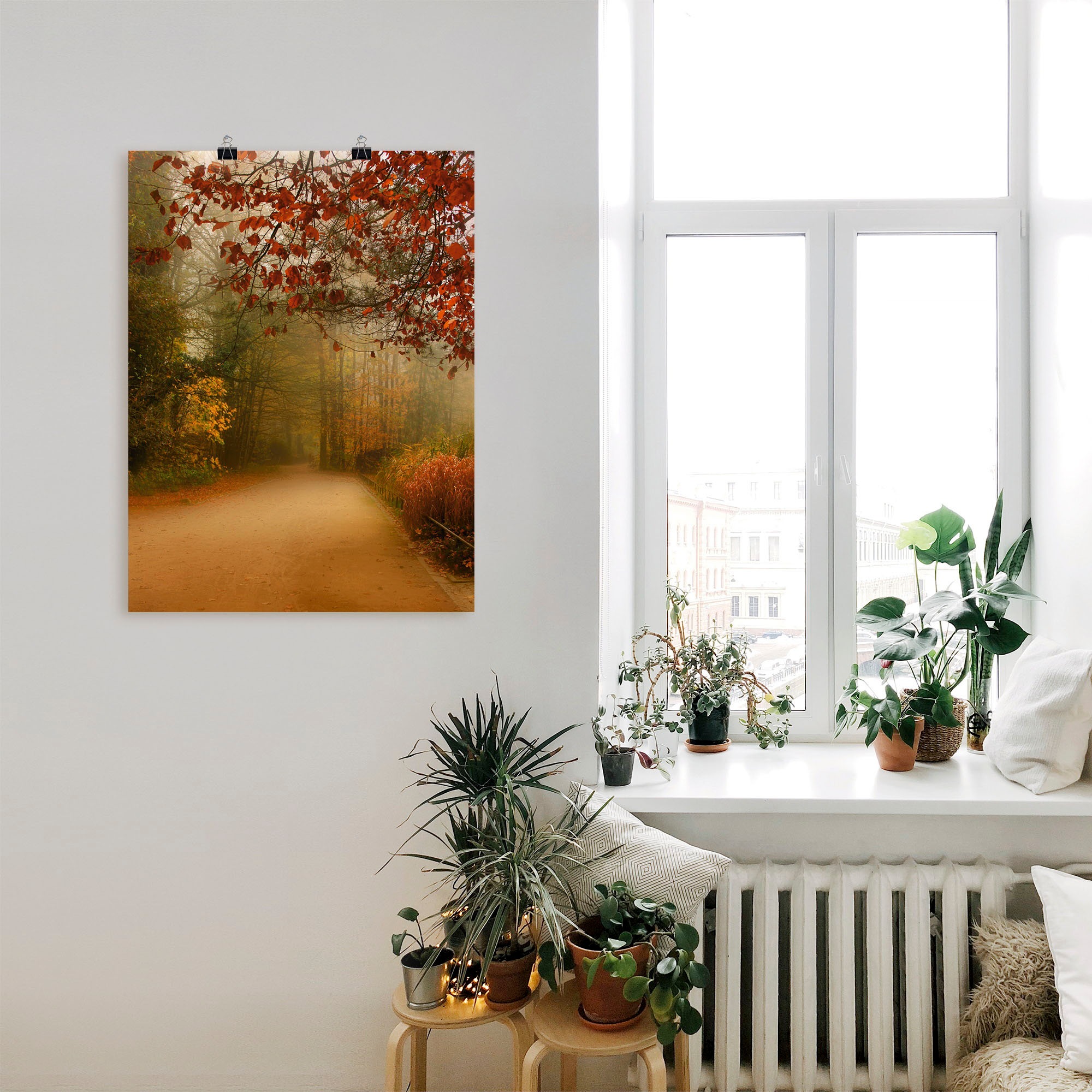 Artland Poster »Herbst im Park« Vier Jahreszeiten 1 Stk. tlg. ohne Rahmen