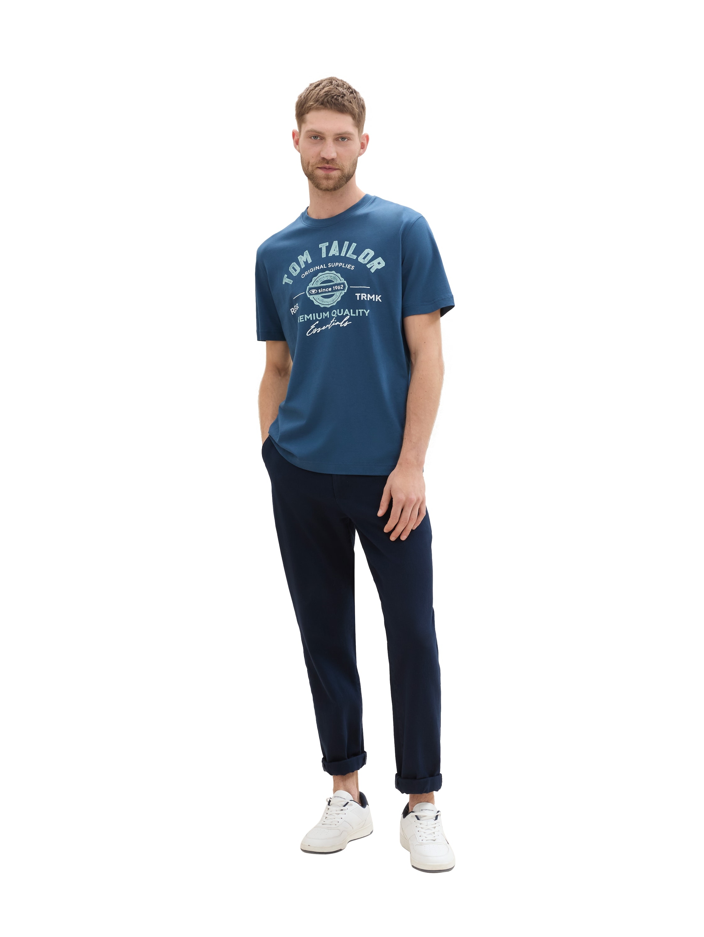 TOM TAILOR T-Shirt, mit großem Logofrontprint