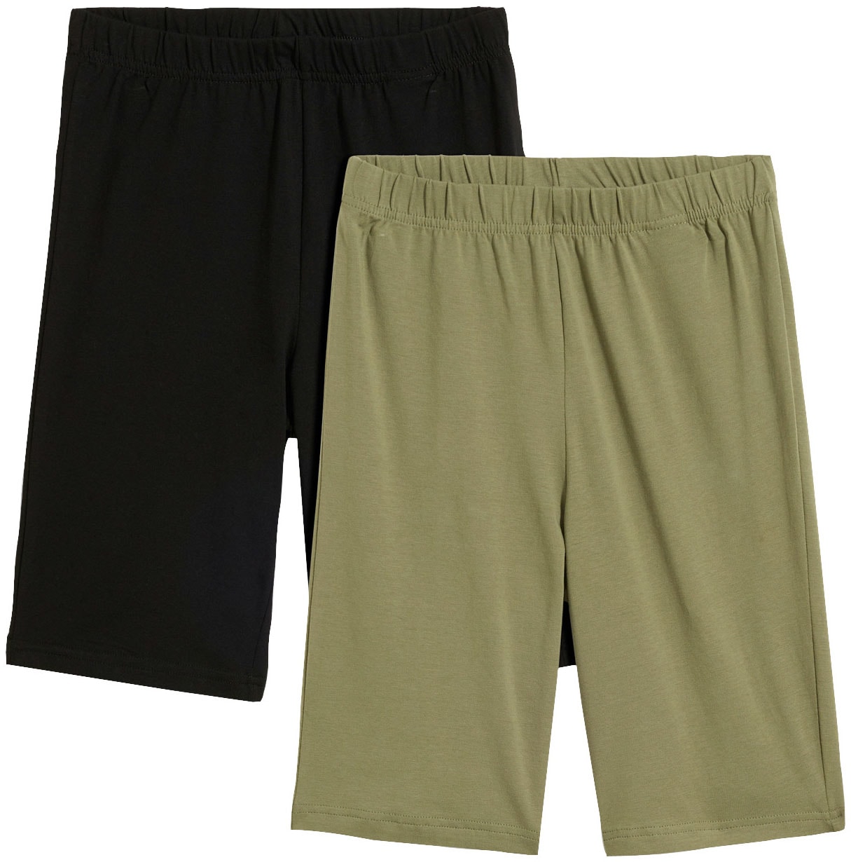bonprix Radlerhose  aus elastischem Material, taillenhoher Bund mit Gummizug, Skinny Fit