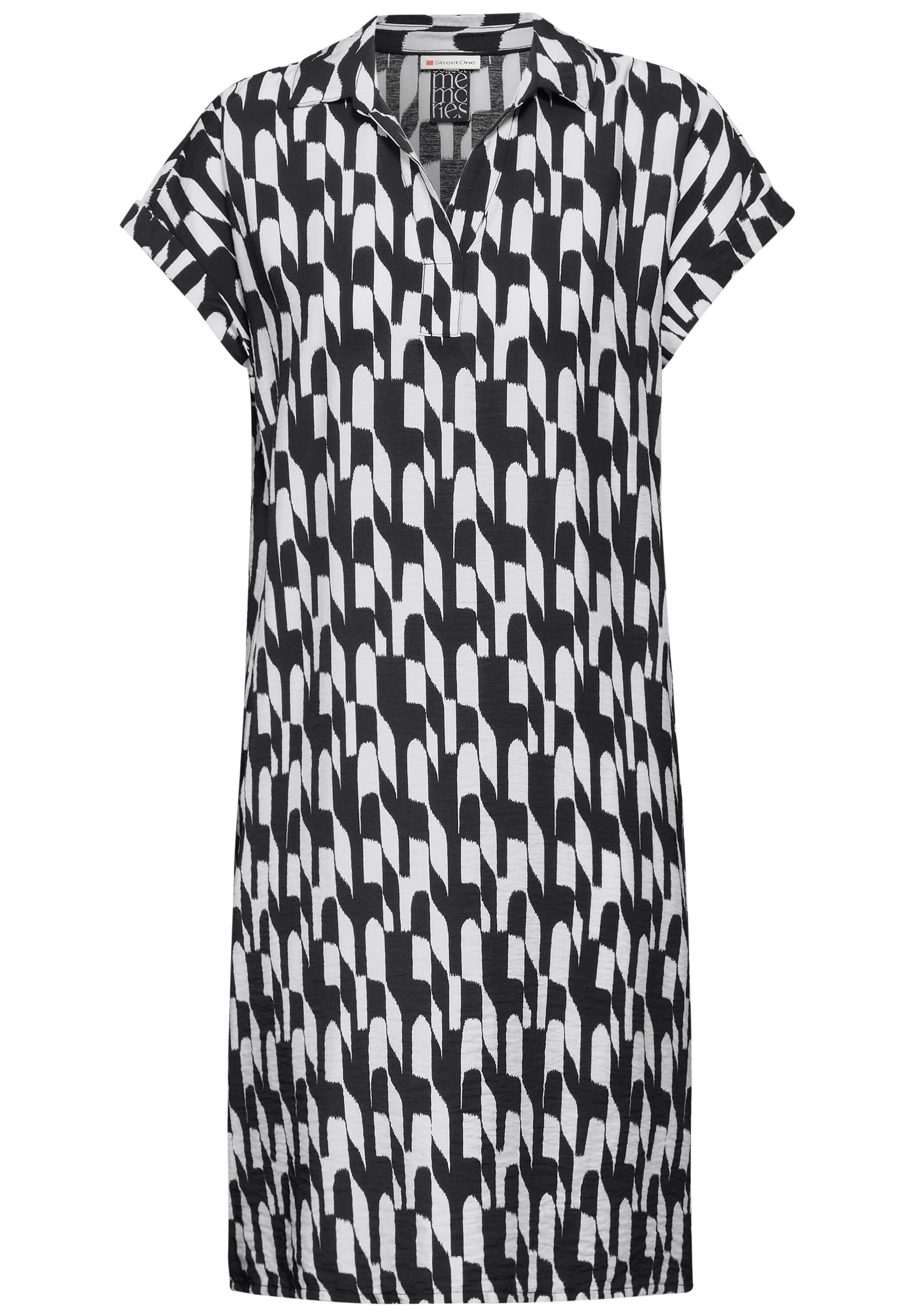 STREET ONE Blusenkleid, mit grafischem Muster
