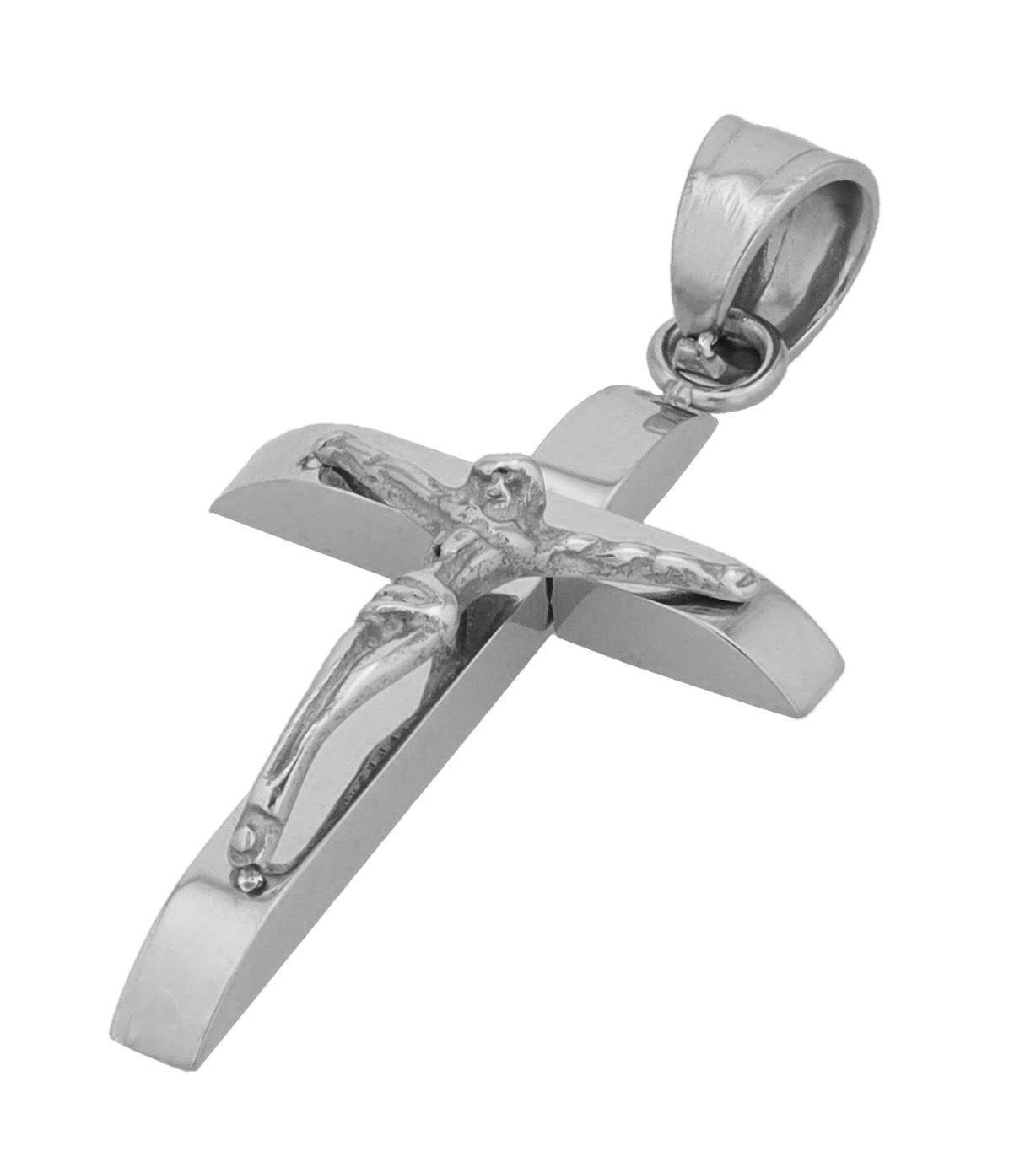 Adelia´s Kreuzanhänger »Unisex Anhänger ¿ Kreuz Kreuzanhänger aus Edelstahl«