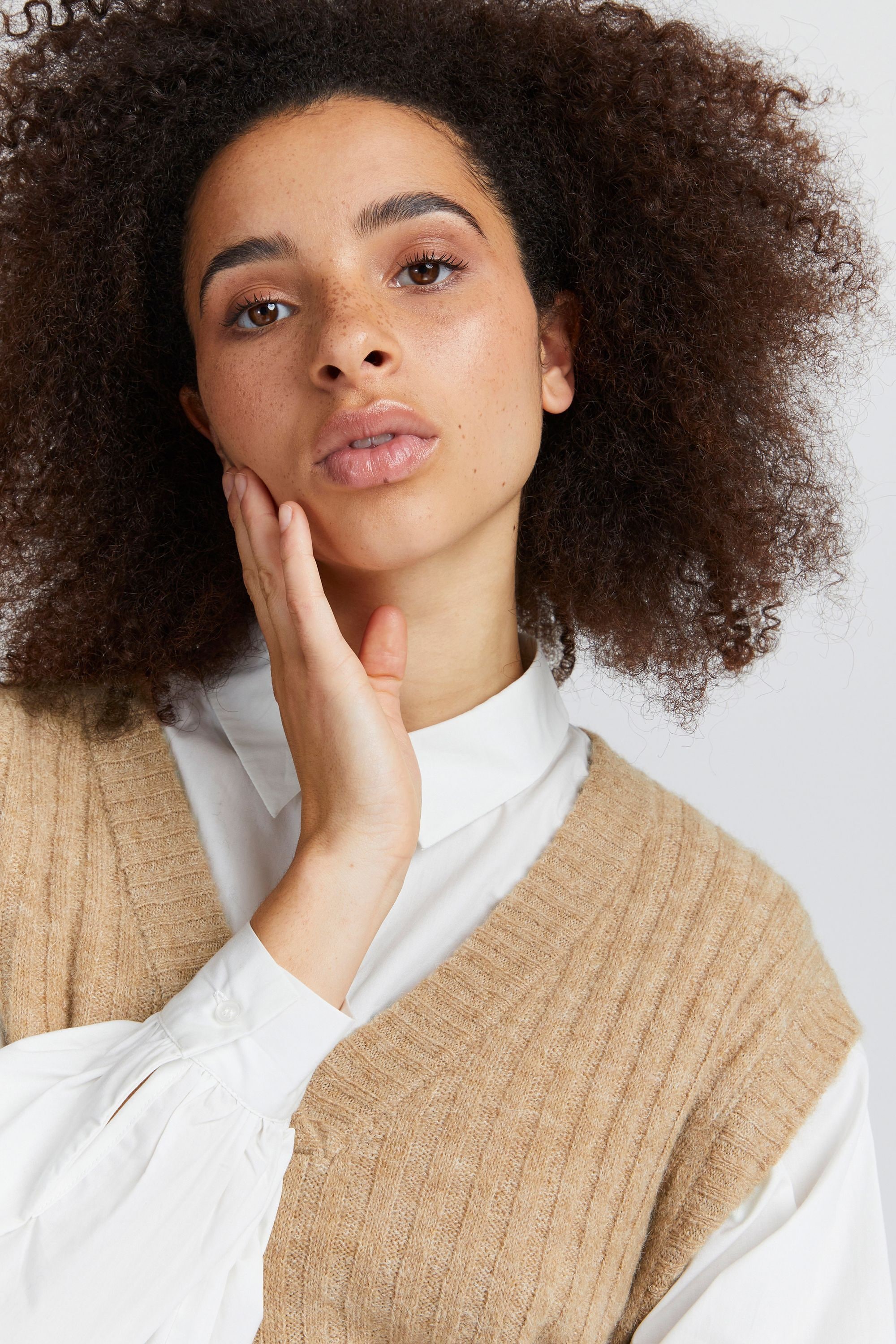 Ichi Strickjacke »Pullunder IHKamara«
