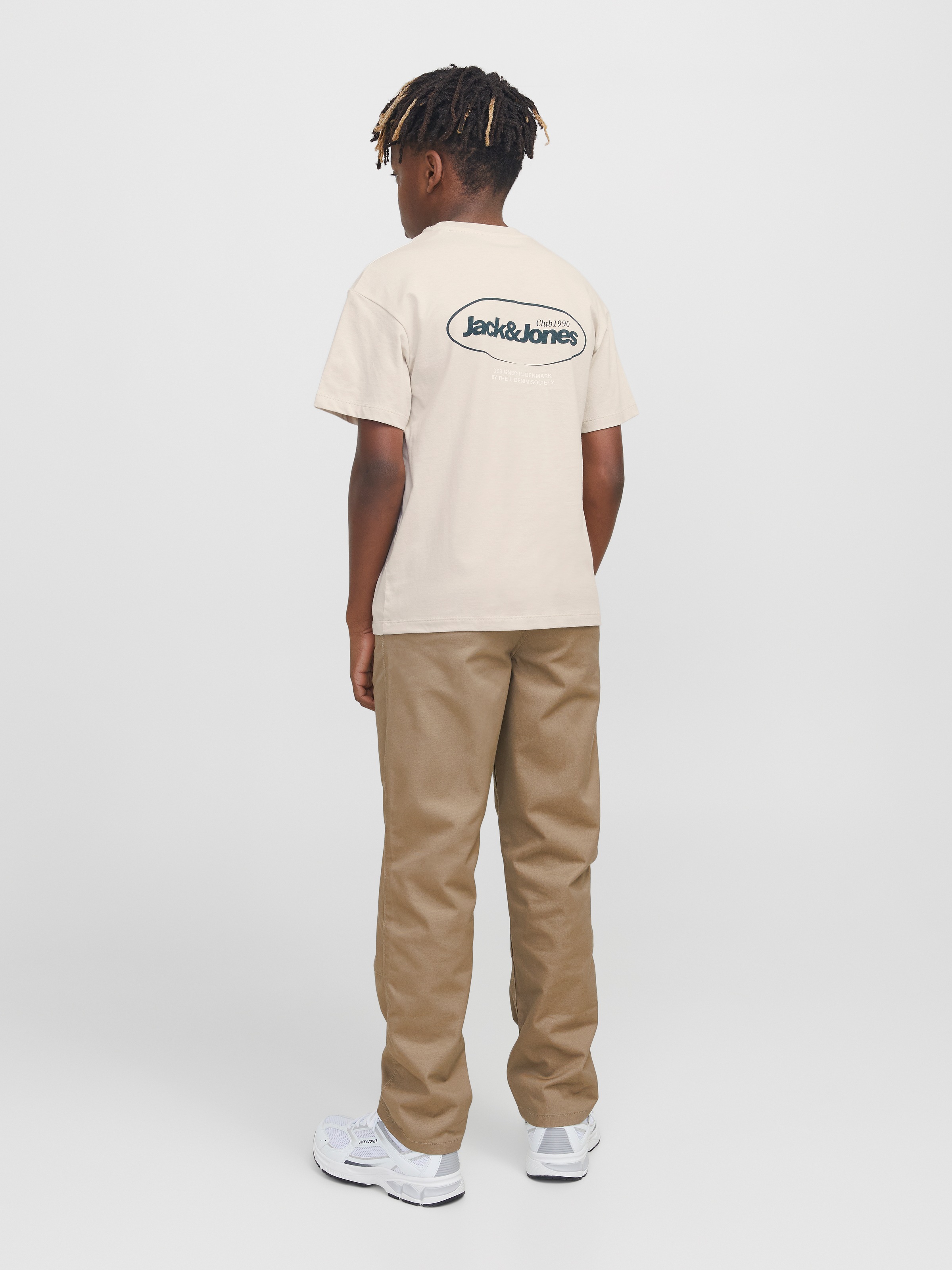 Jack & Jones Junior Rundhalsshirt »JJEBRADLEY GRAPHIC TEE SS O-NECK JNR«