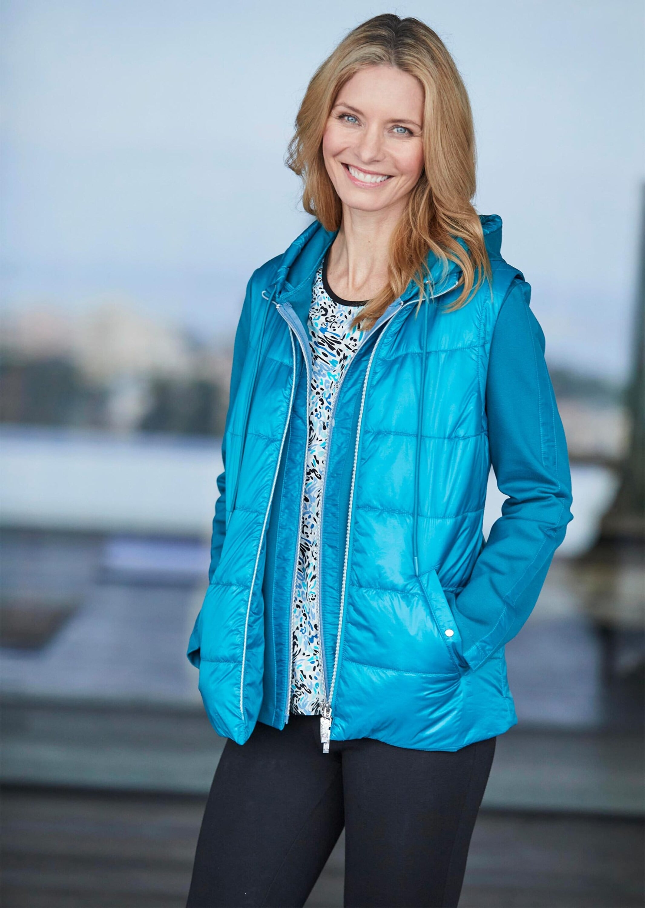 GOLDNER Kurzweste »Leichte Steppweste mit Stehkragen«