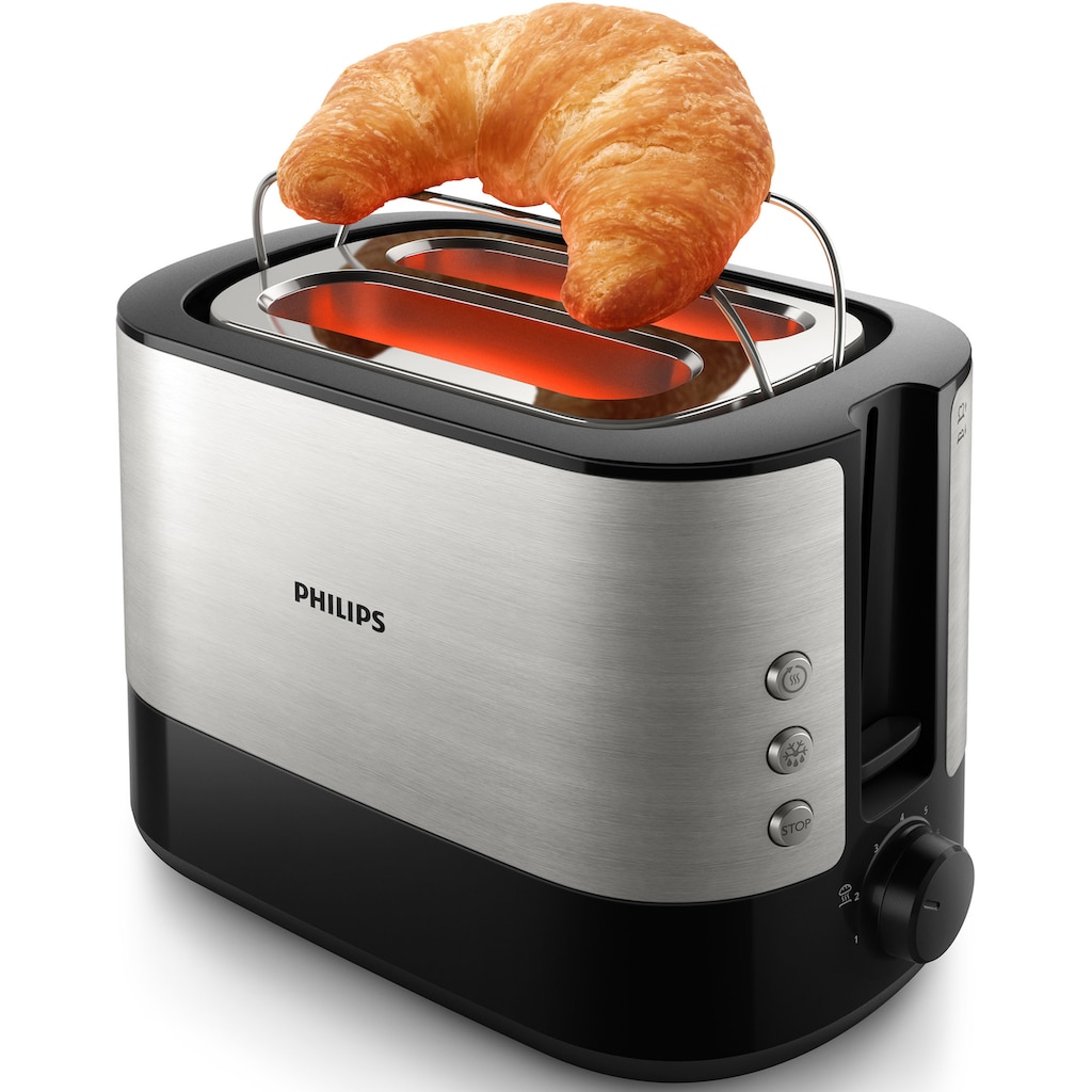 Philips Toaster »HD2639/90«, 2 kurze Schlitze, 730 W