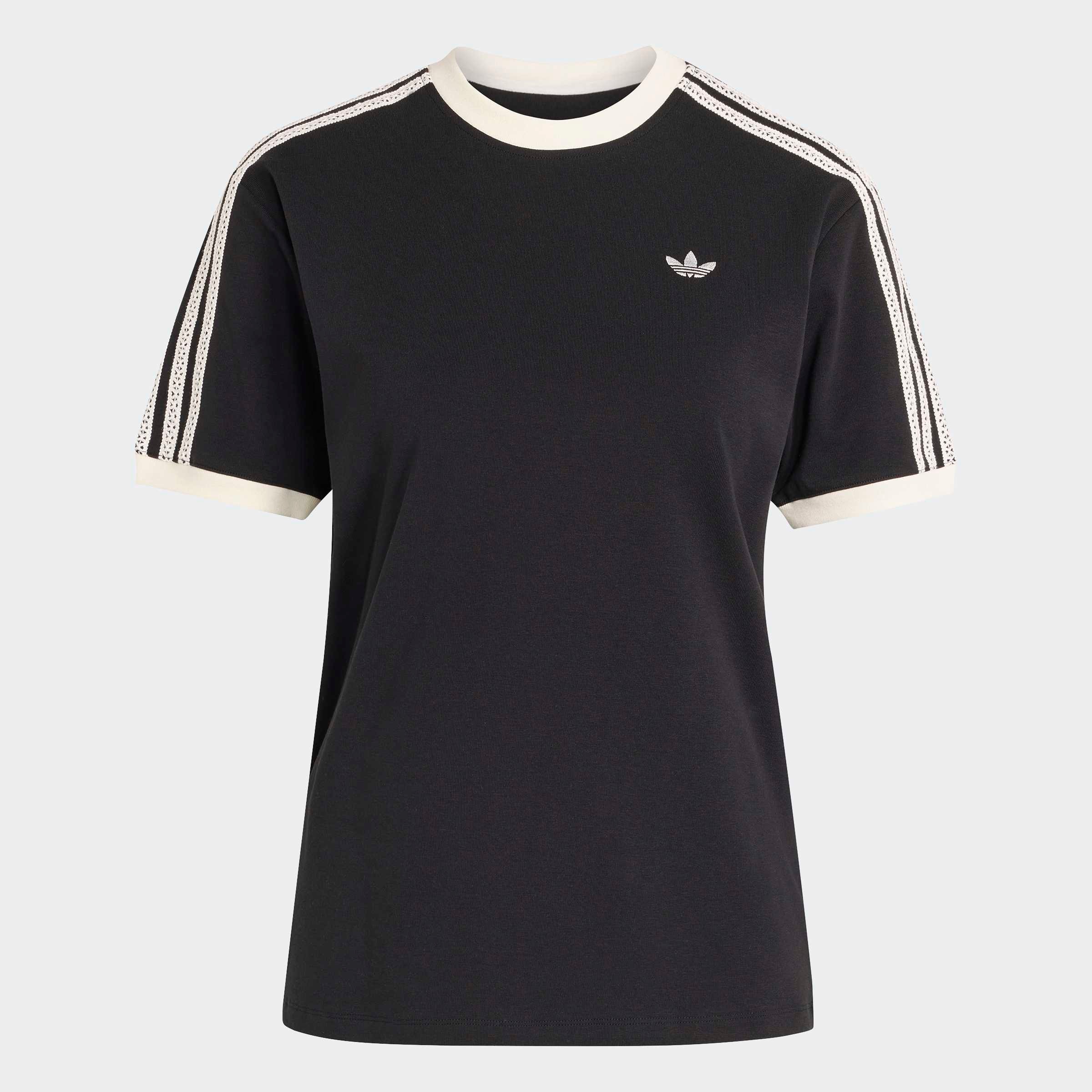 adidas Originals T-Shirt »ADIDAS ORIGINALS SUMMER GLOW ADVANCED 3-STREIFEN« mit sportlichem Stil, Rundhalsausschnitt, in normaler Länge