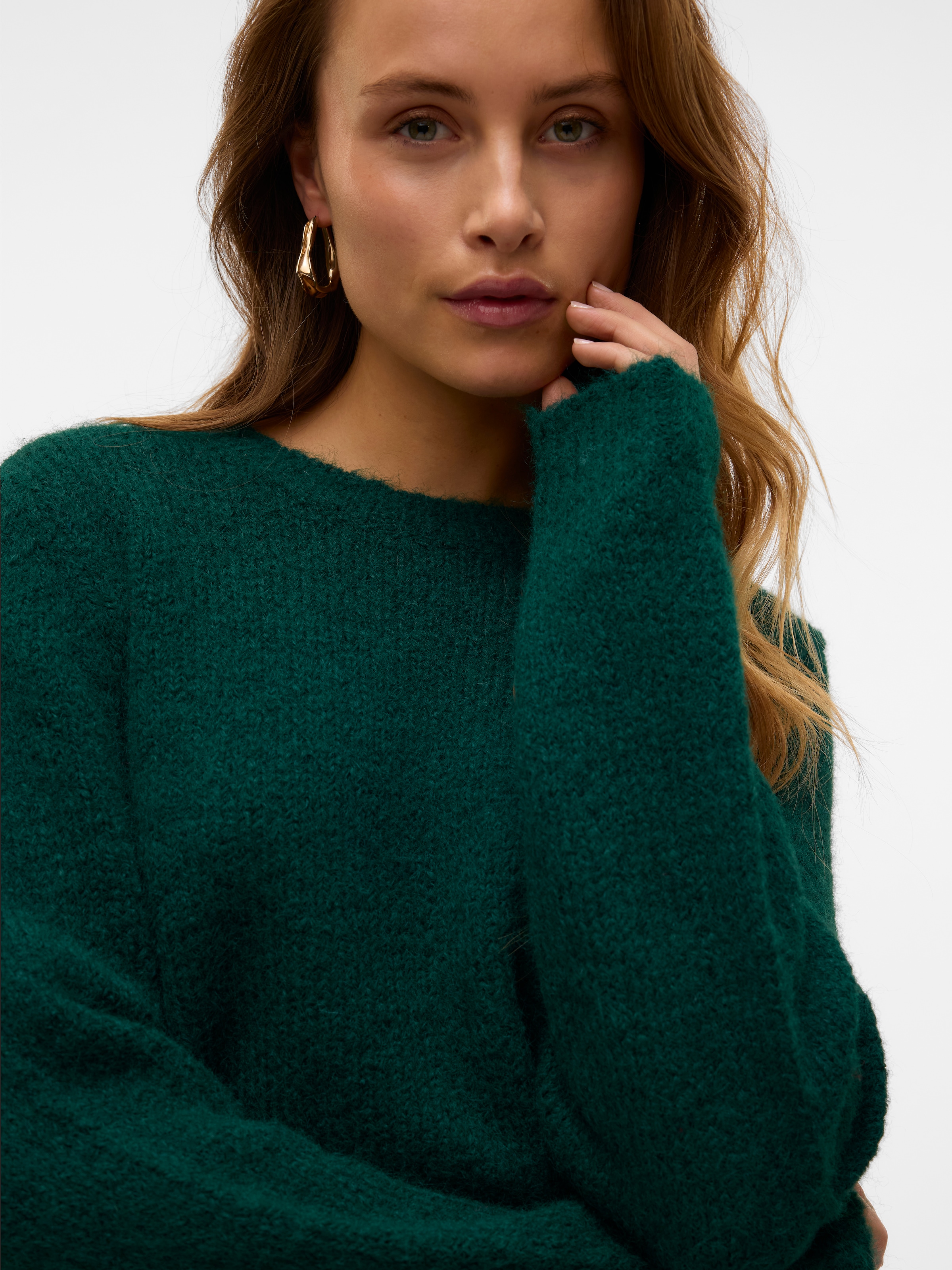 Vero Moda Strickpullover »VMNOVAH LS O-NECK PULLOVER GA NOOS«
