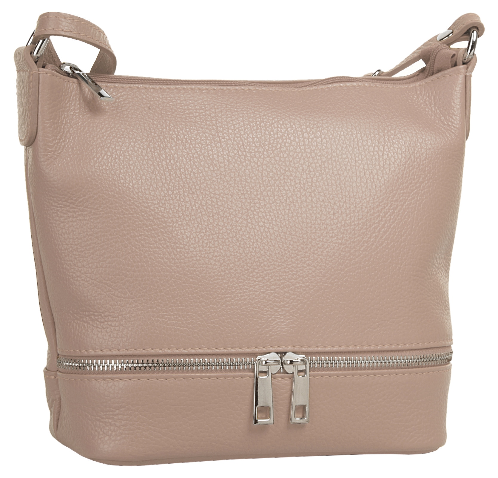 Cluty Umhängetasche echt Leder, Made in Italy