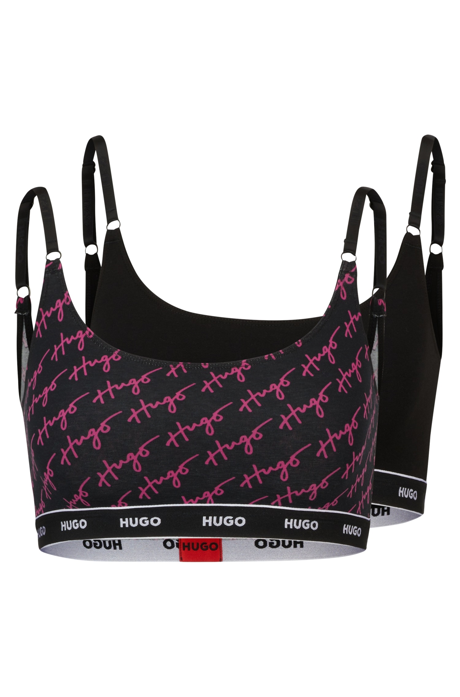 HUGO Underwear Bralette-BH »TWIN BRALETTE DESIGN«, mit HUGO Logo auf dem Bund