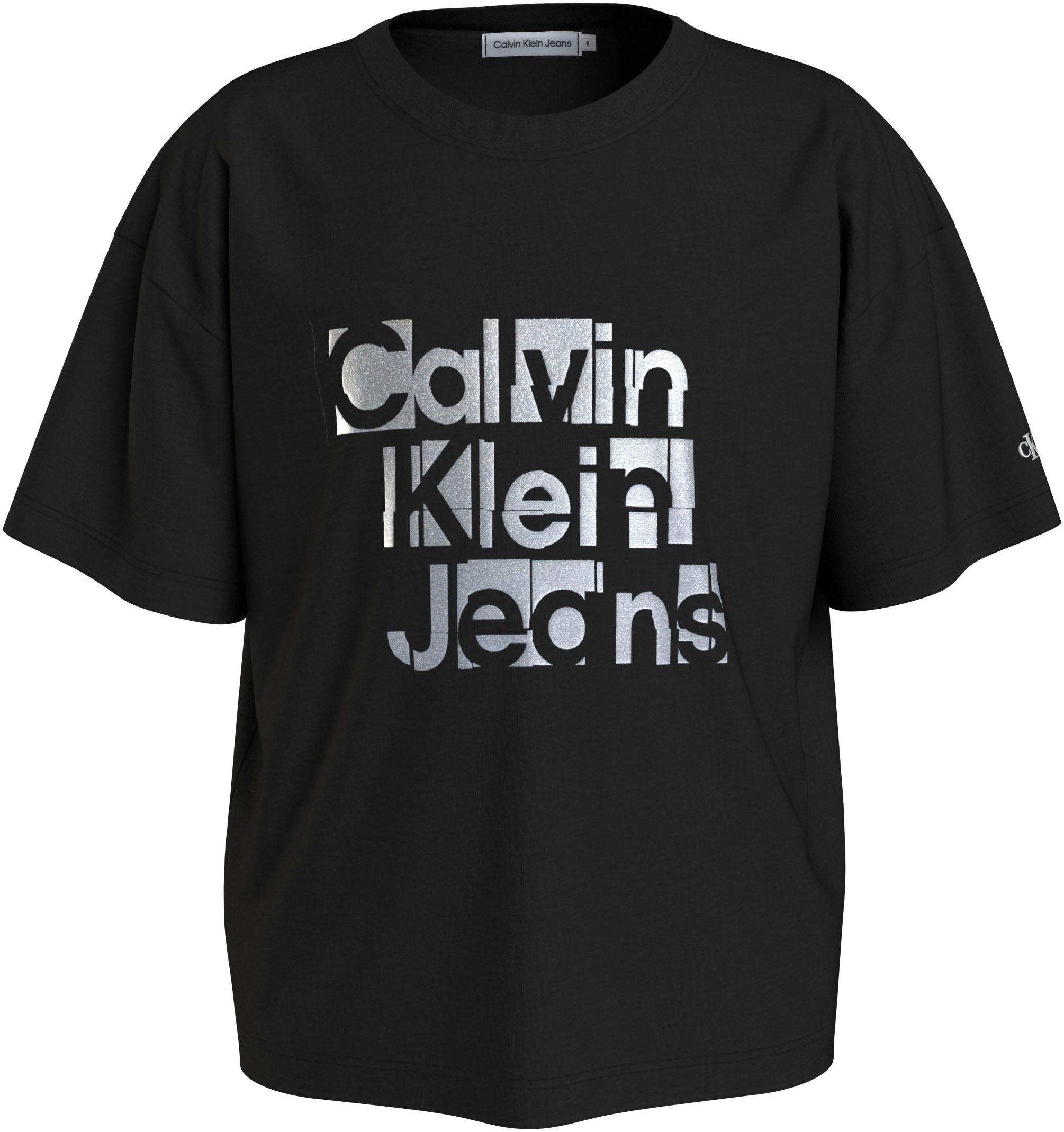 Calvin Klein Jeans T-Shirt »METALLIC CKJ BOXY T-SHIRT«, für Kinder bis 16 Jahre