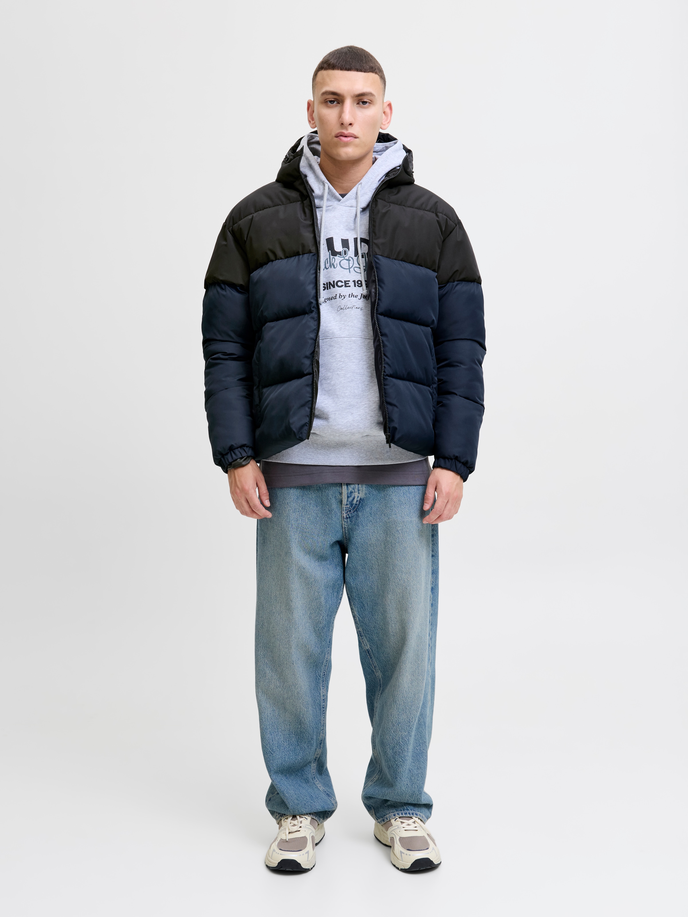 Jack & Jones Steppjacke »JJMAZE PUFFER HOOD« mit Kapuze