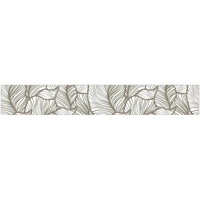 MySpotti Fensterfolie »Look Leaves beige«, halbtransparent, glattstatisch  haftend, 200 x 30 cm, statisch haftend bei OTTO